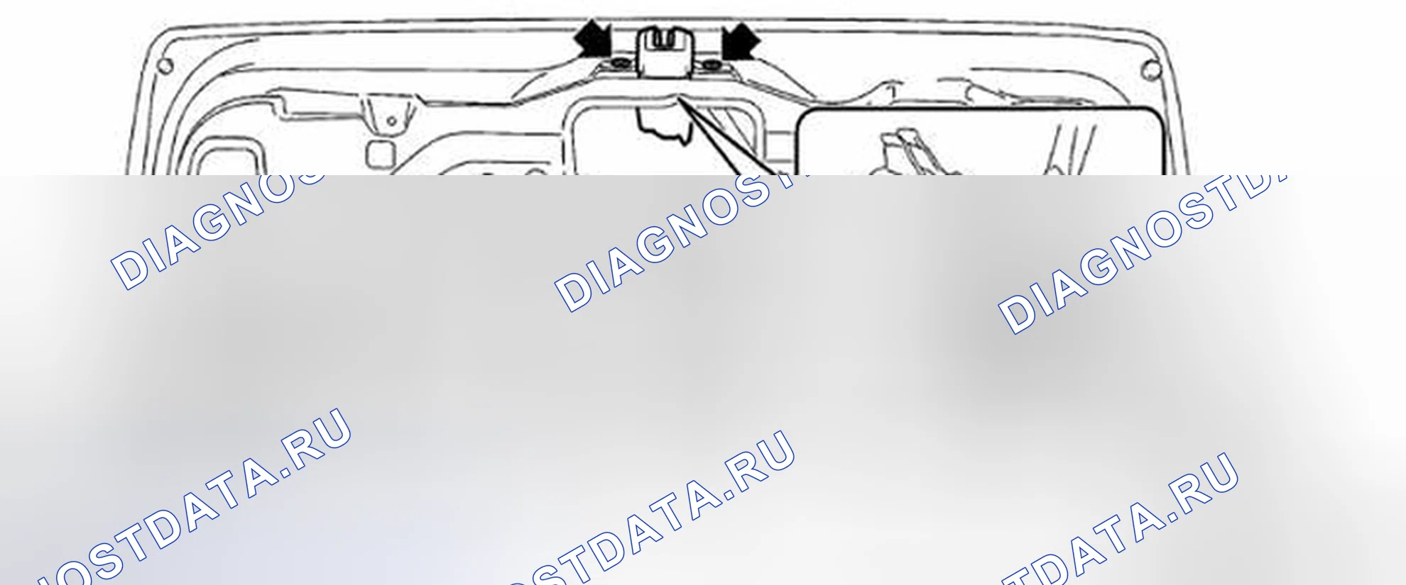 Рис. 128: ДЕМОНТАЖ. Subaru Legacy BM/BR рестайлинг