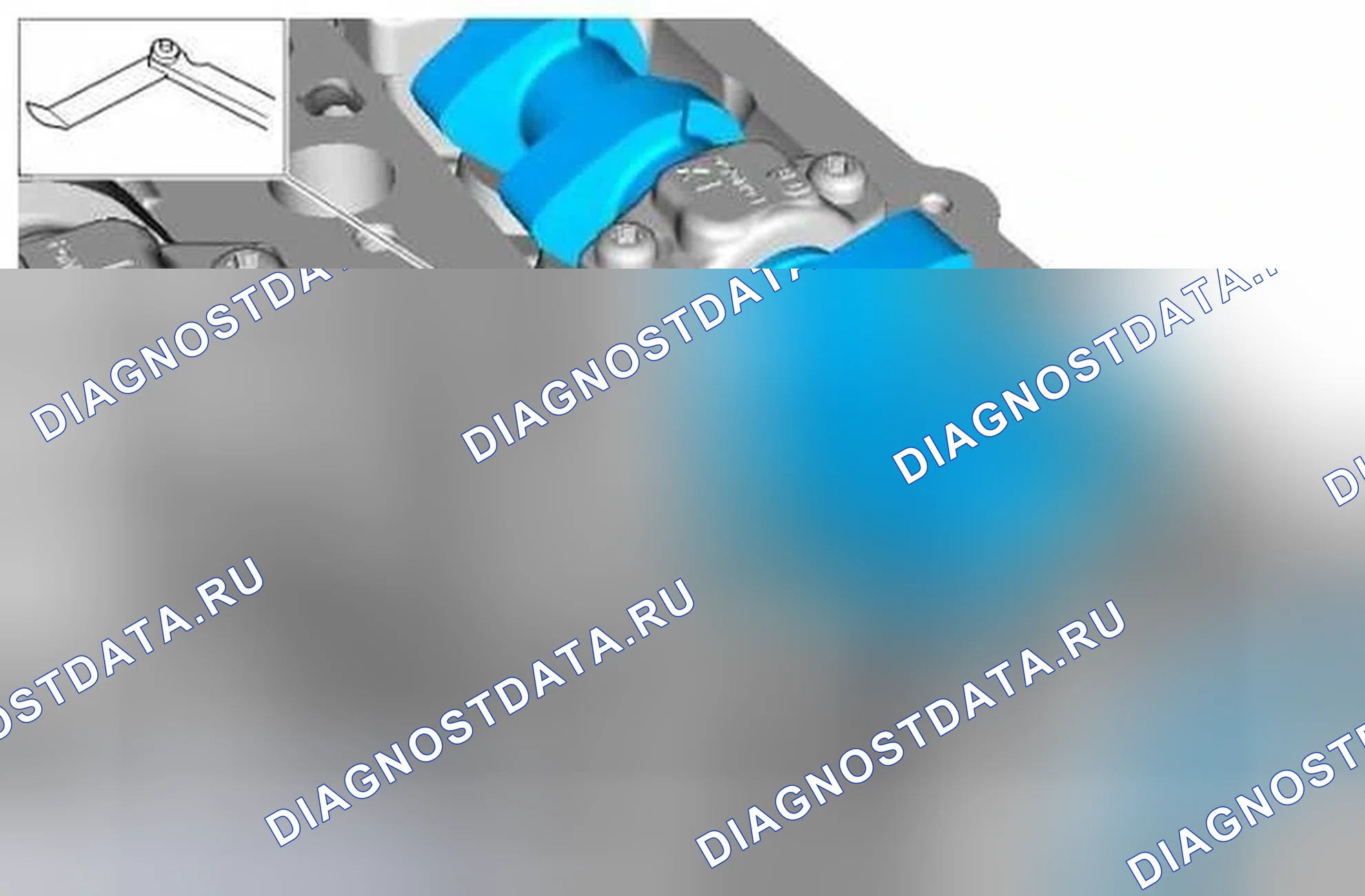 Рис. 55: ПРОВЕРКА механической части двигателя. Jaguar XFR I