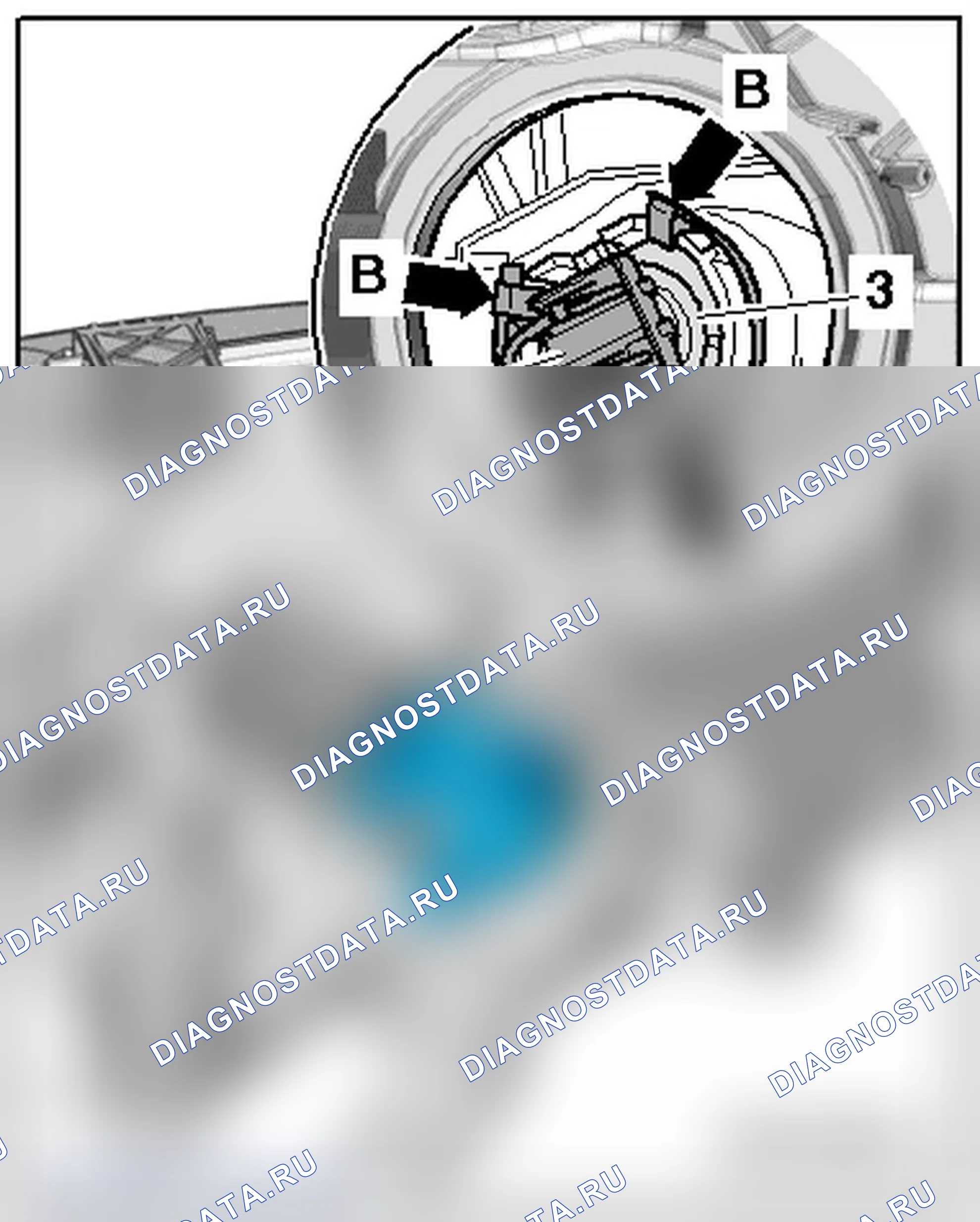 Рис. 57: ЛАМПЫ ДАЛЬНЕГО СВЕТА -M30-/ -M32-. Audi S4 B8 рестайлинг