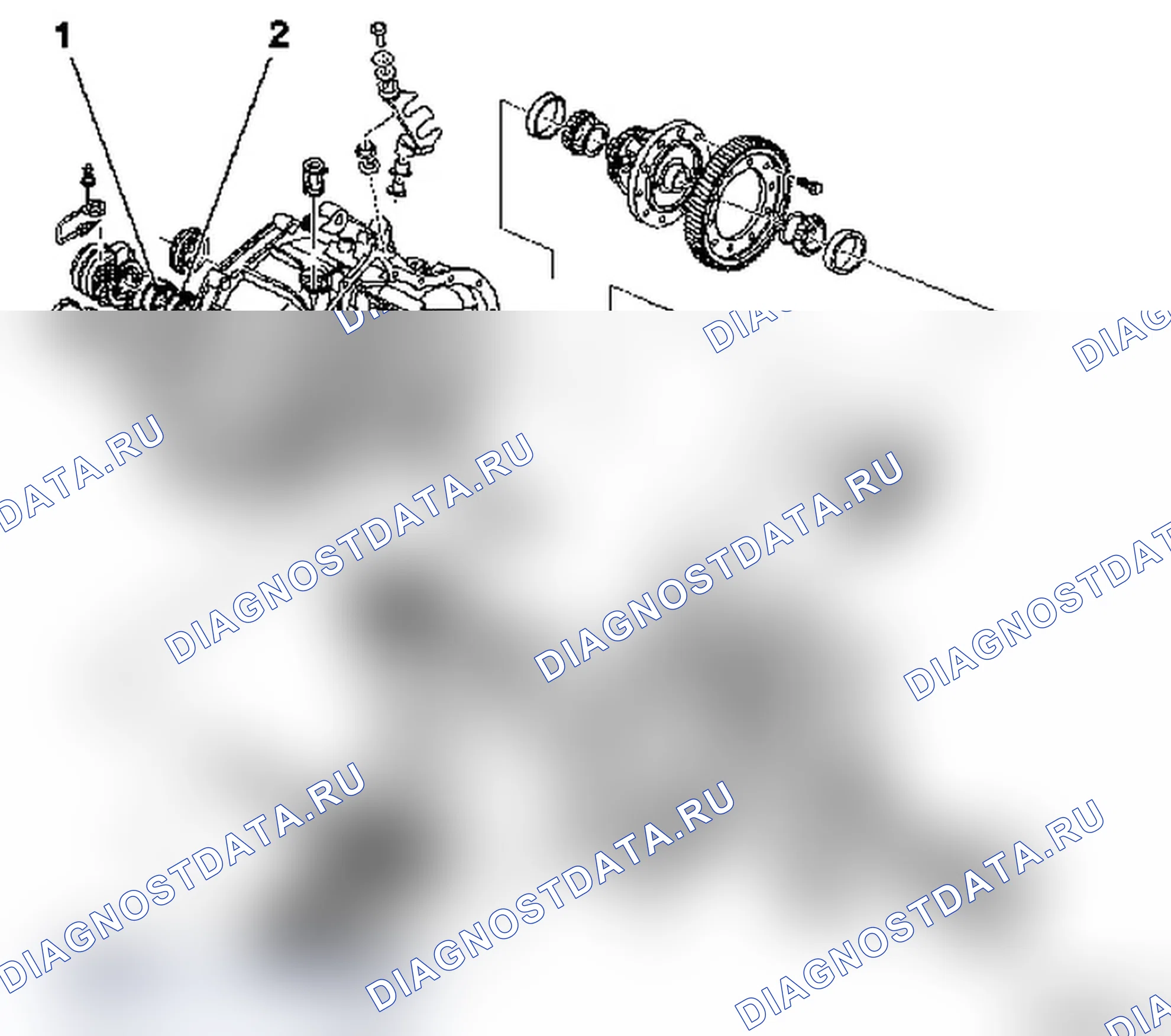 Иллюстрация - подшипник приводного вала в корпусе сцепления (F23). Opel Corsa C