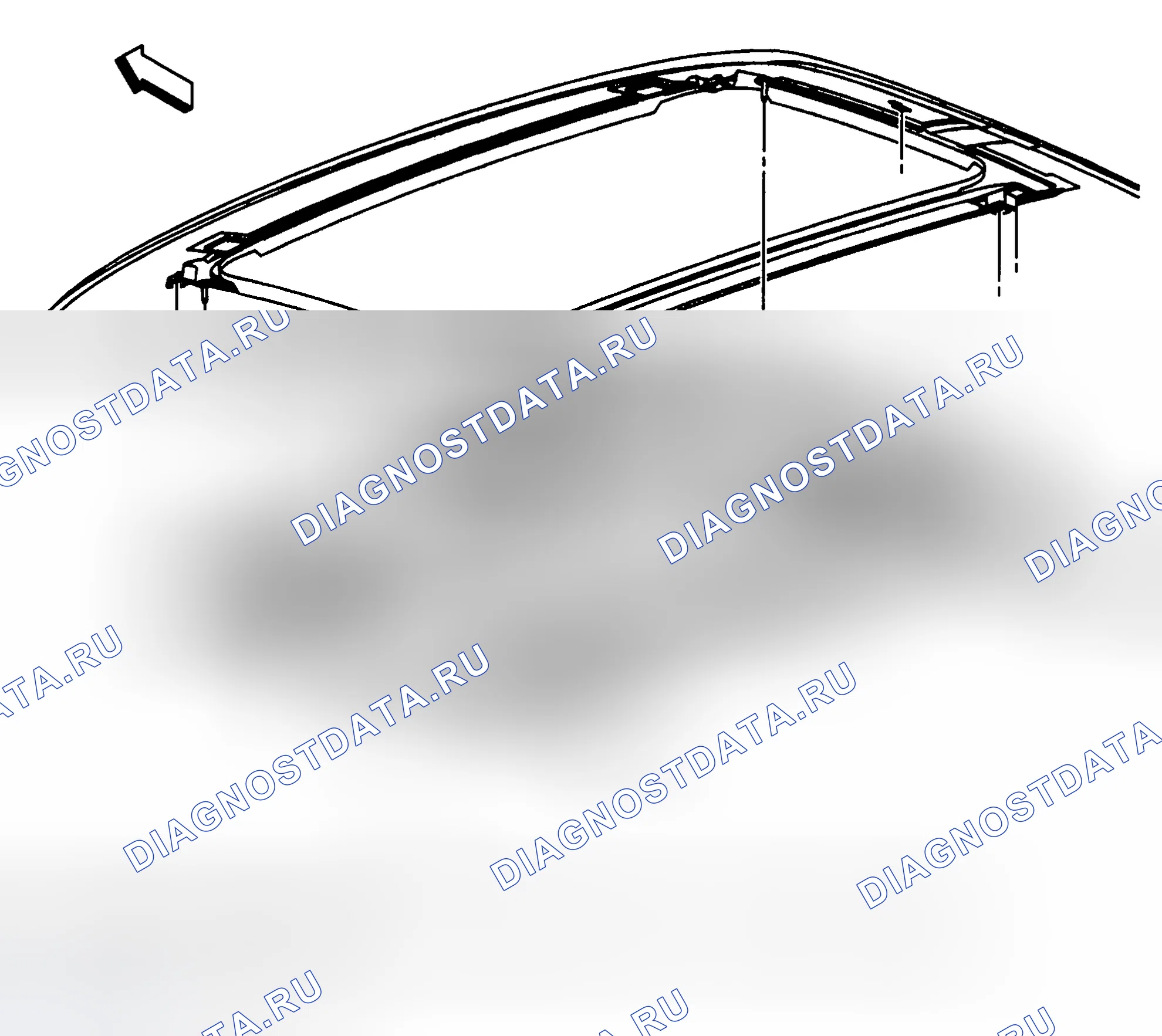 Рис. 2: Виды компонентов систем силовой крыши. Kia Ceed CD