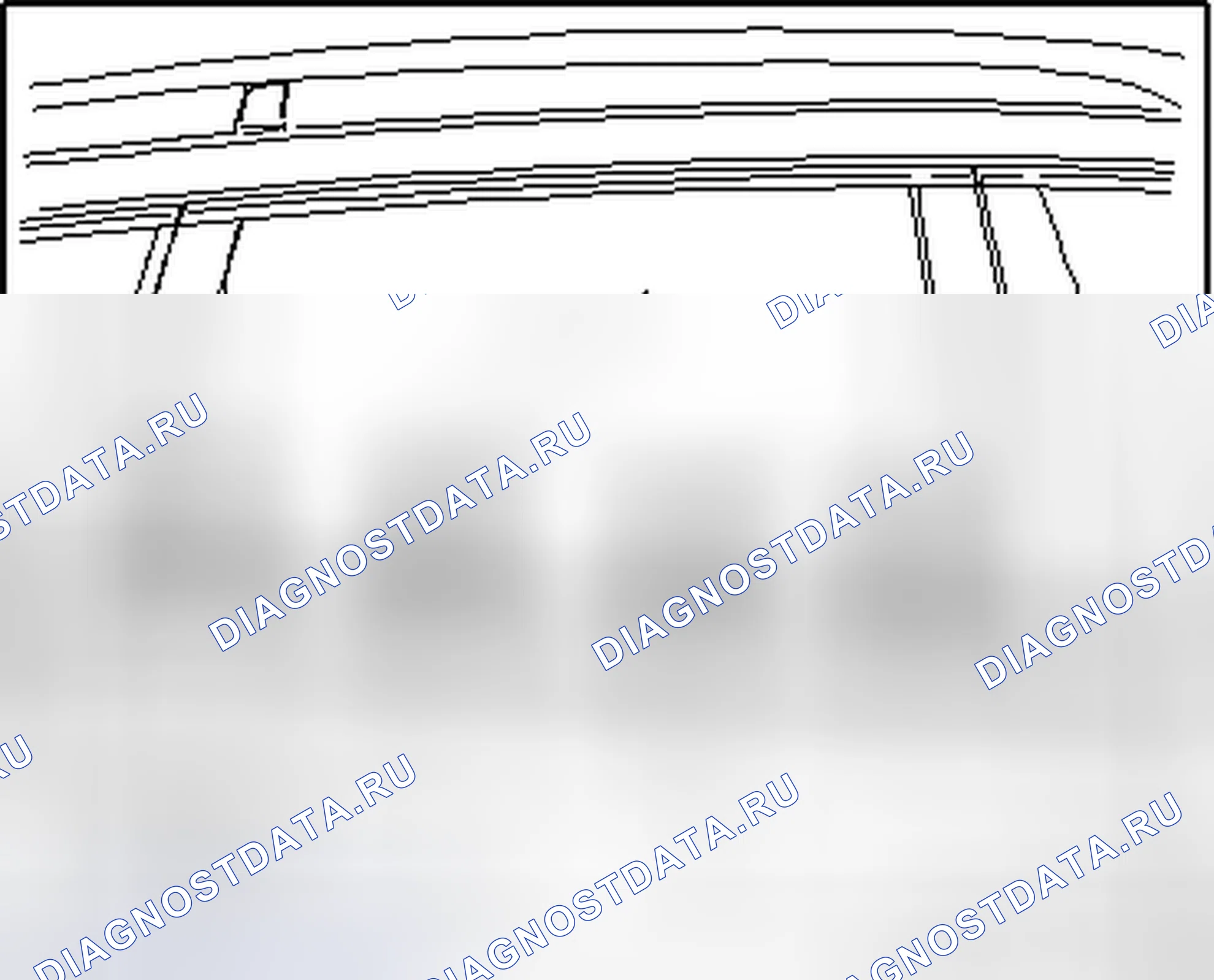 Рис. 57: УПЛОТНЕНИЕ ОКНА ЗАДНЕЙ ДВЕРИ, ВАГОН. Volkswagen Passat B6
