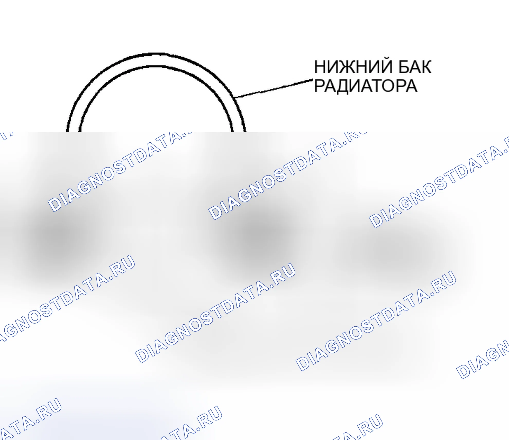 Рис. 770: Примечание по демонтажу внешнего бака радиатора (в маслоохладителе бака). Mazda 6 GG