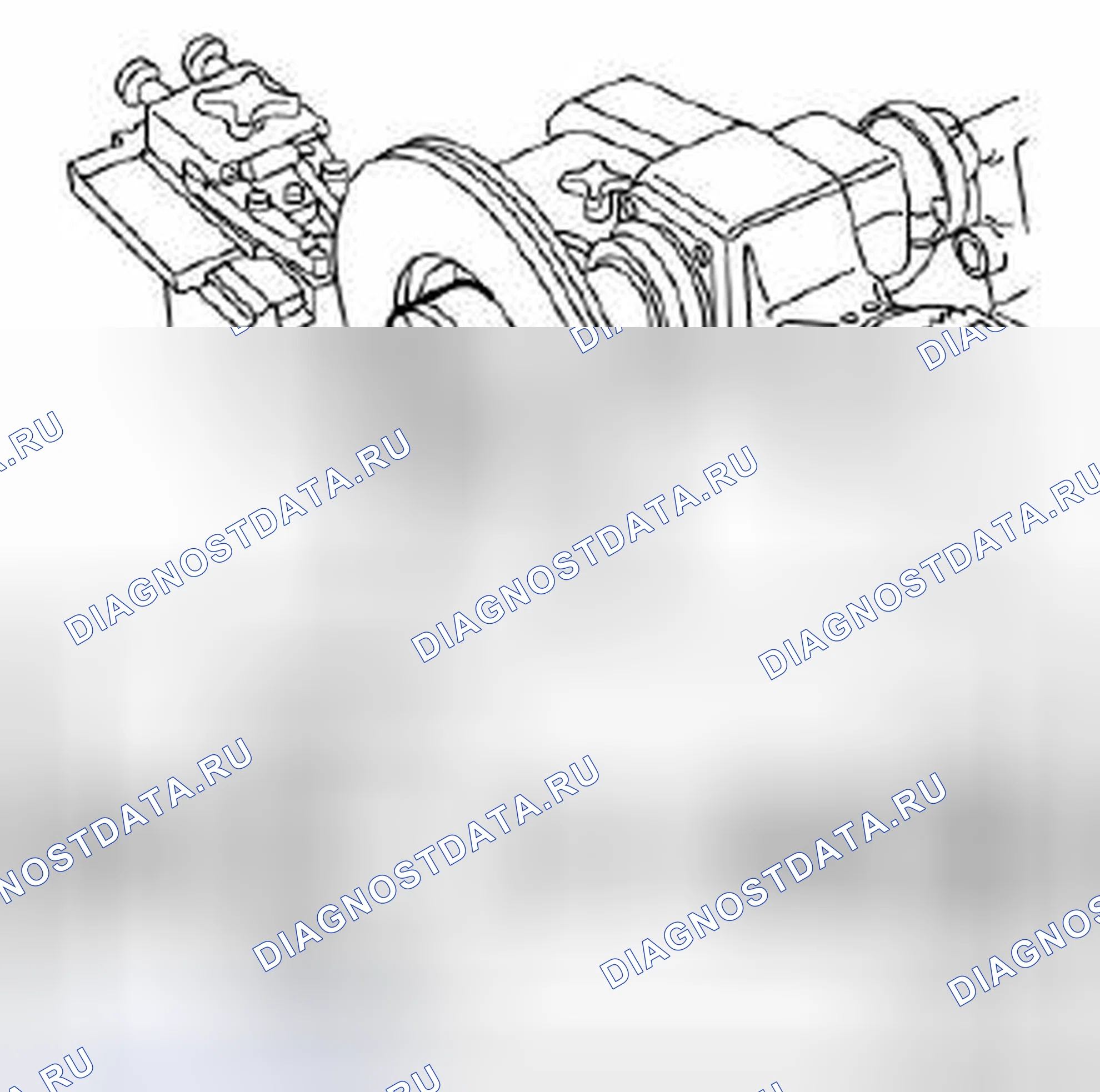 Рис. 27: Шлифование (точение) тормозного диска, снято. Kia Picanto III