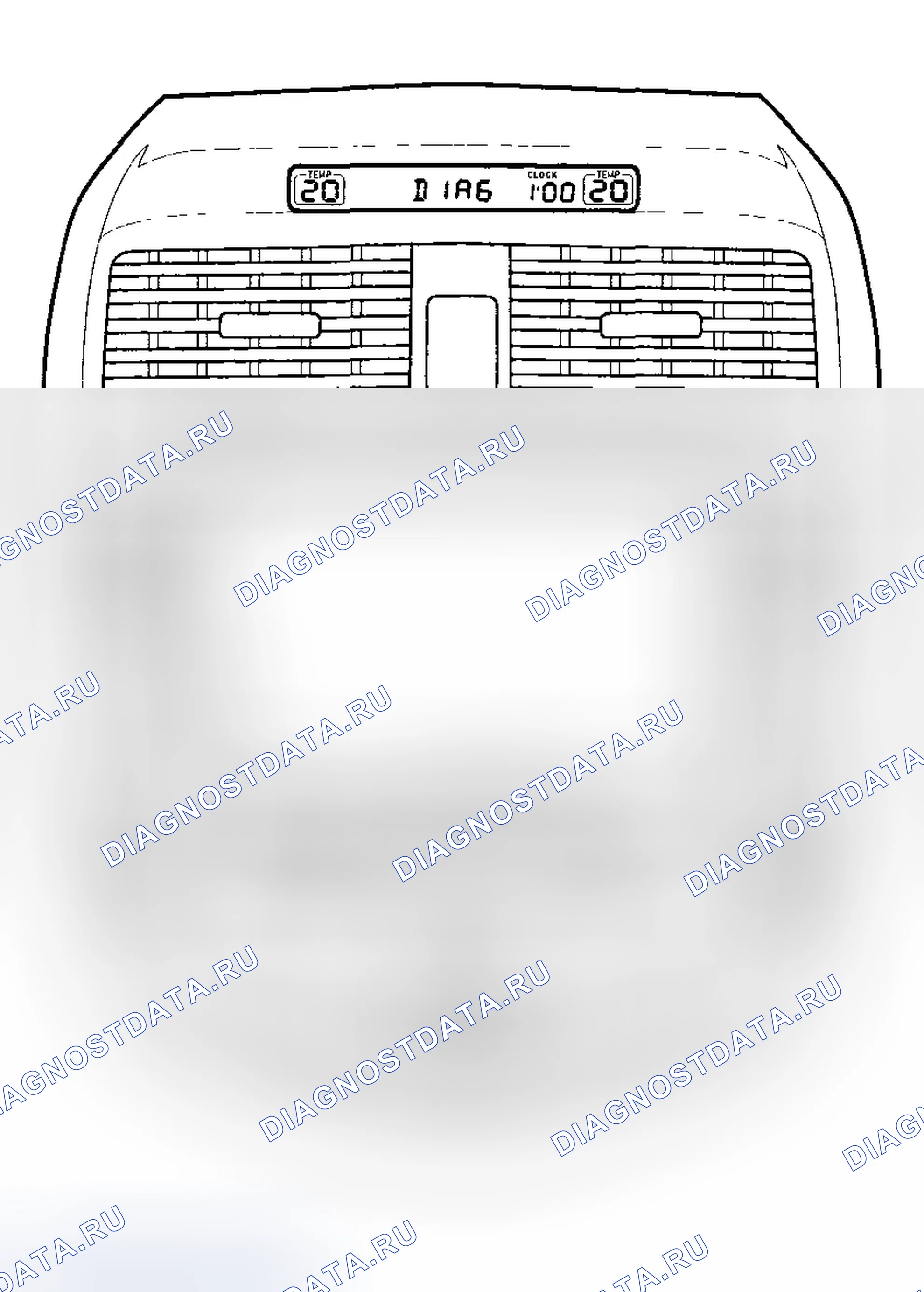 Рис. 38: Запуск функции самодиагностики (с навигацией). Honda Accord VII