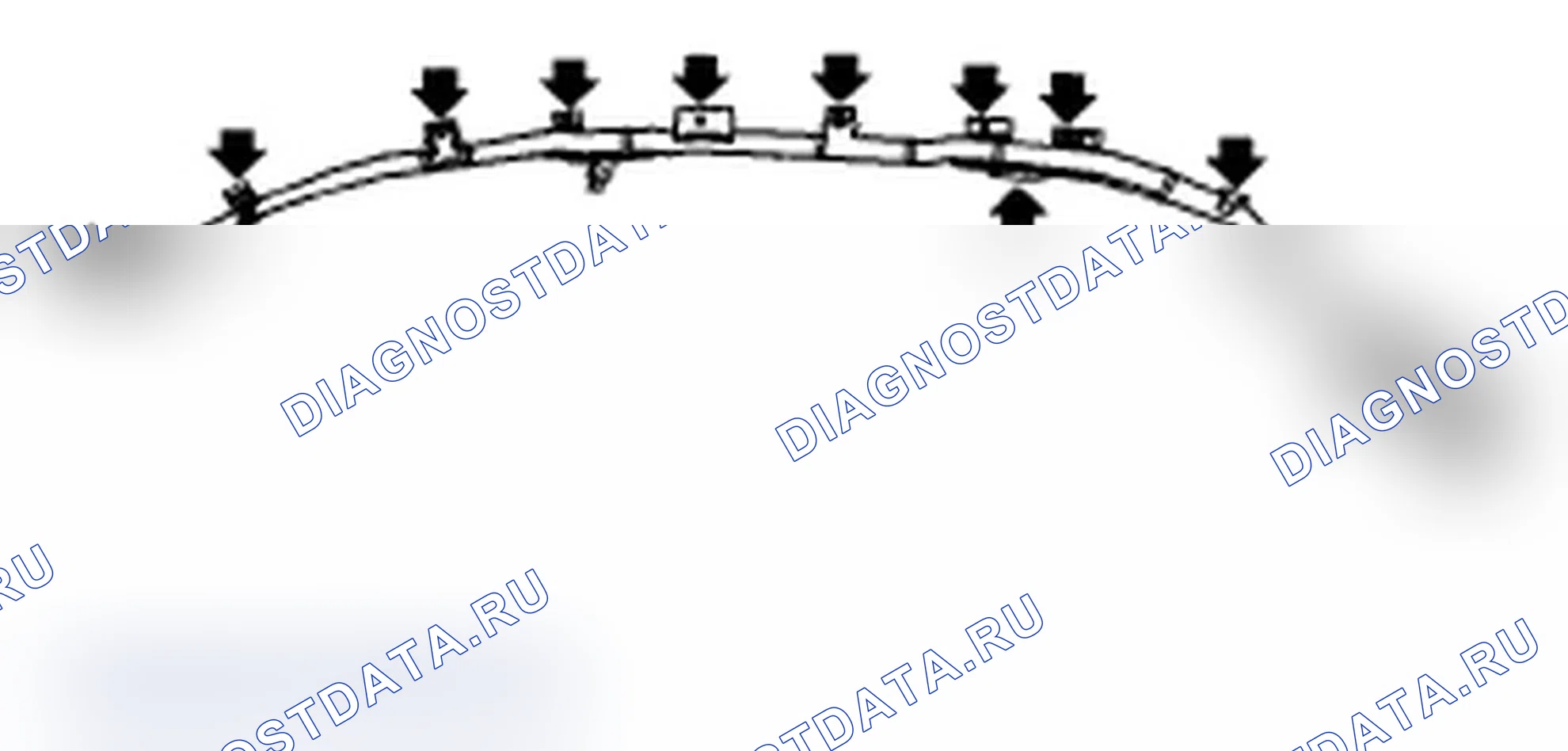 Рис. 46: МОДУЛЬ НАВЕСНОЙ ПОДУШКИ БЕЗОПАСНОСТИ. Subaru Impreza WRX STI GR