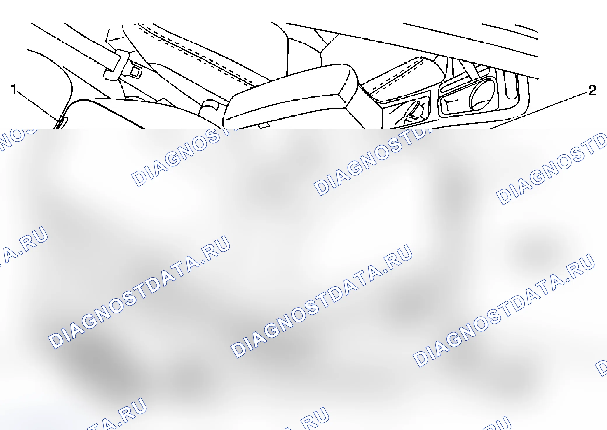 Рис. 3: Пассажирское сиденье. Pontiac G6 I