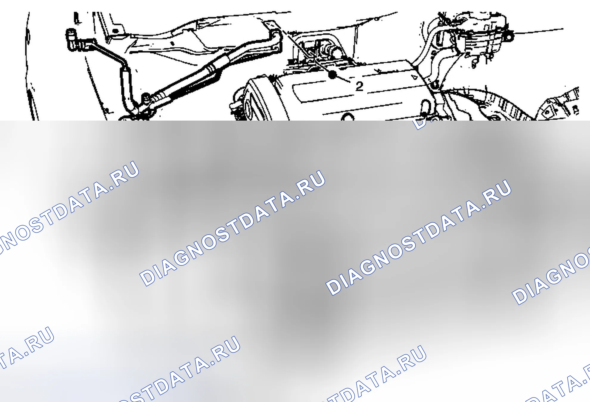 Рис. 5: Замена шланга испарителя системы кондиционирования воздуха. Chevrolet Cruze I рестайлинг
