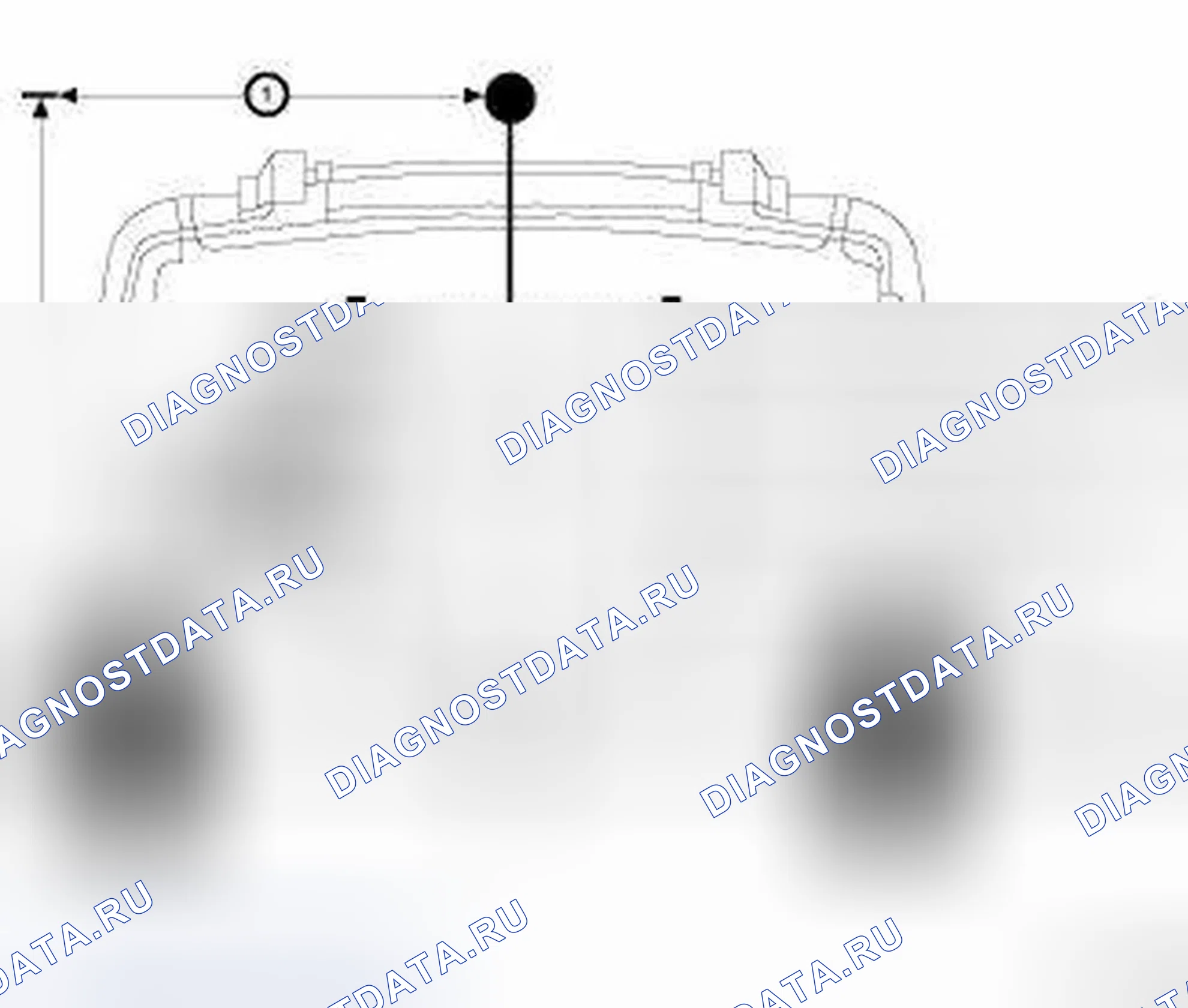 Рис. 24: Точки крепления прицепа. Dodge Journey I