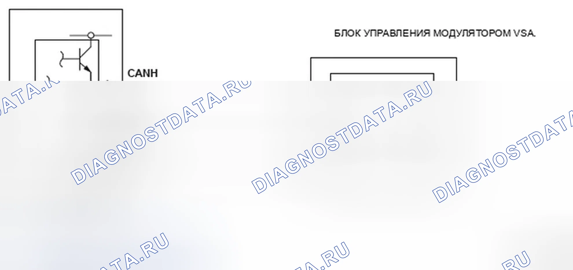 Рис. 243: Неисправность F-CAN (блок управления двигателем-VSA) - принципиальная схема. Honda S2000 AP2 рестайлинг