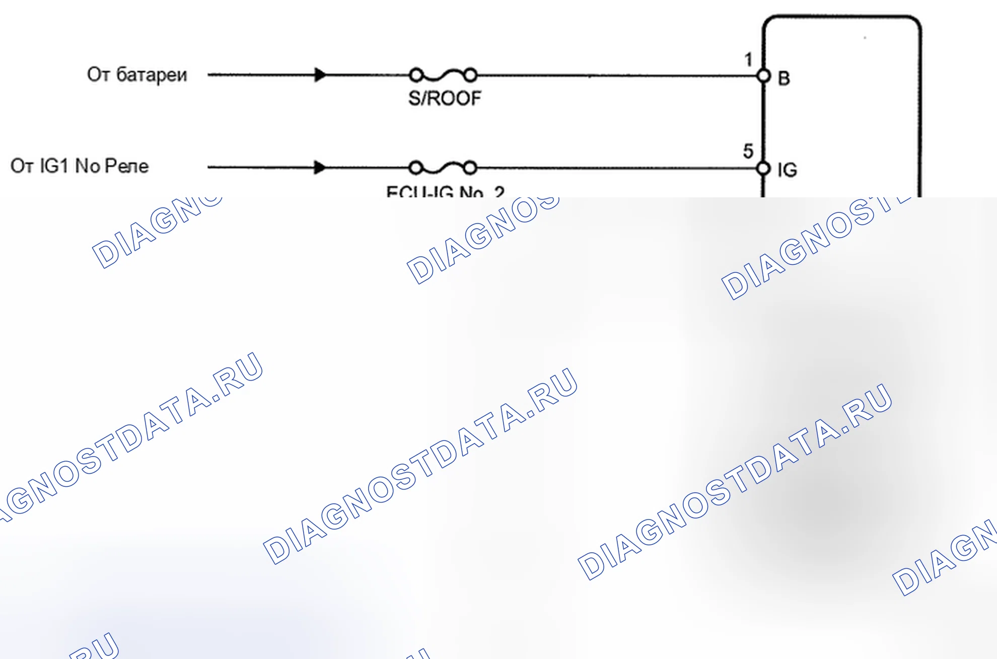 Рис. 9: электросхема. Toyota Land Cruiser 200