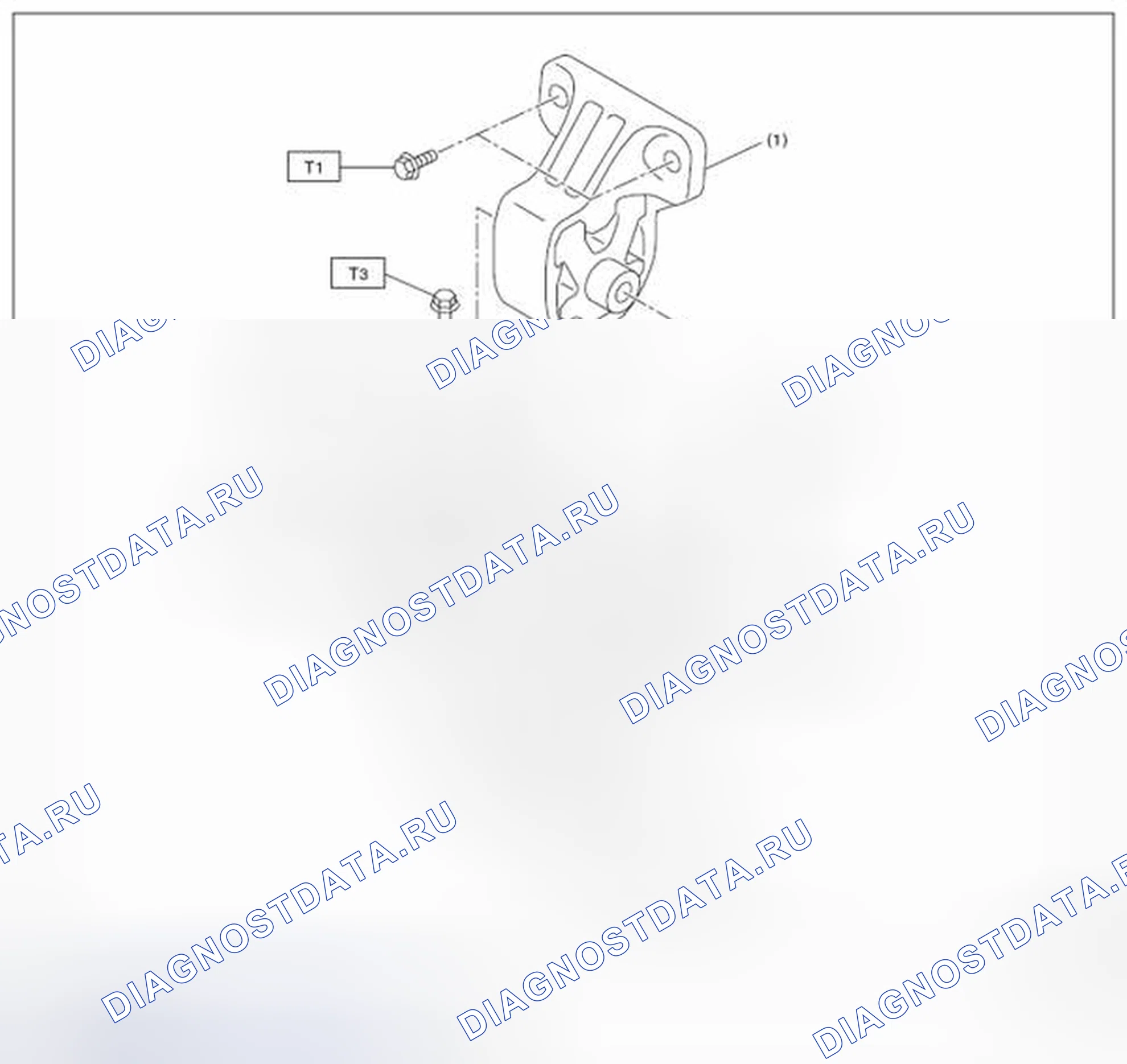 Рис. 478: МОНТАЖ ДВИГАТЕЛЯ. Subaru Outback BR рестайлинг