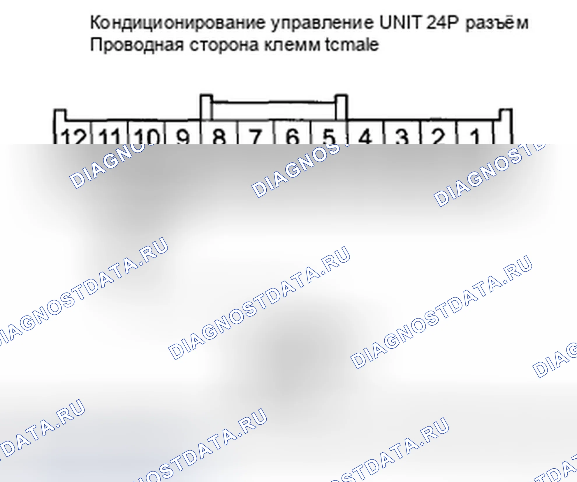 Рис. 238: Индикатор расшифровка кода ошибки 14: Обрыв в цепи датчика температуры испарителя. Honda Crosstour I