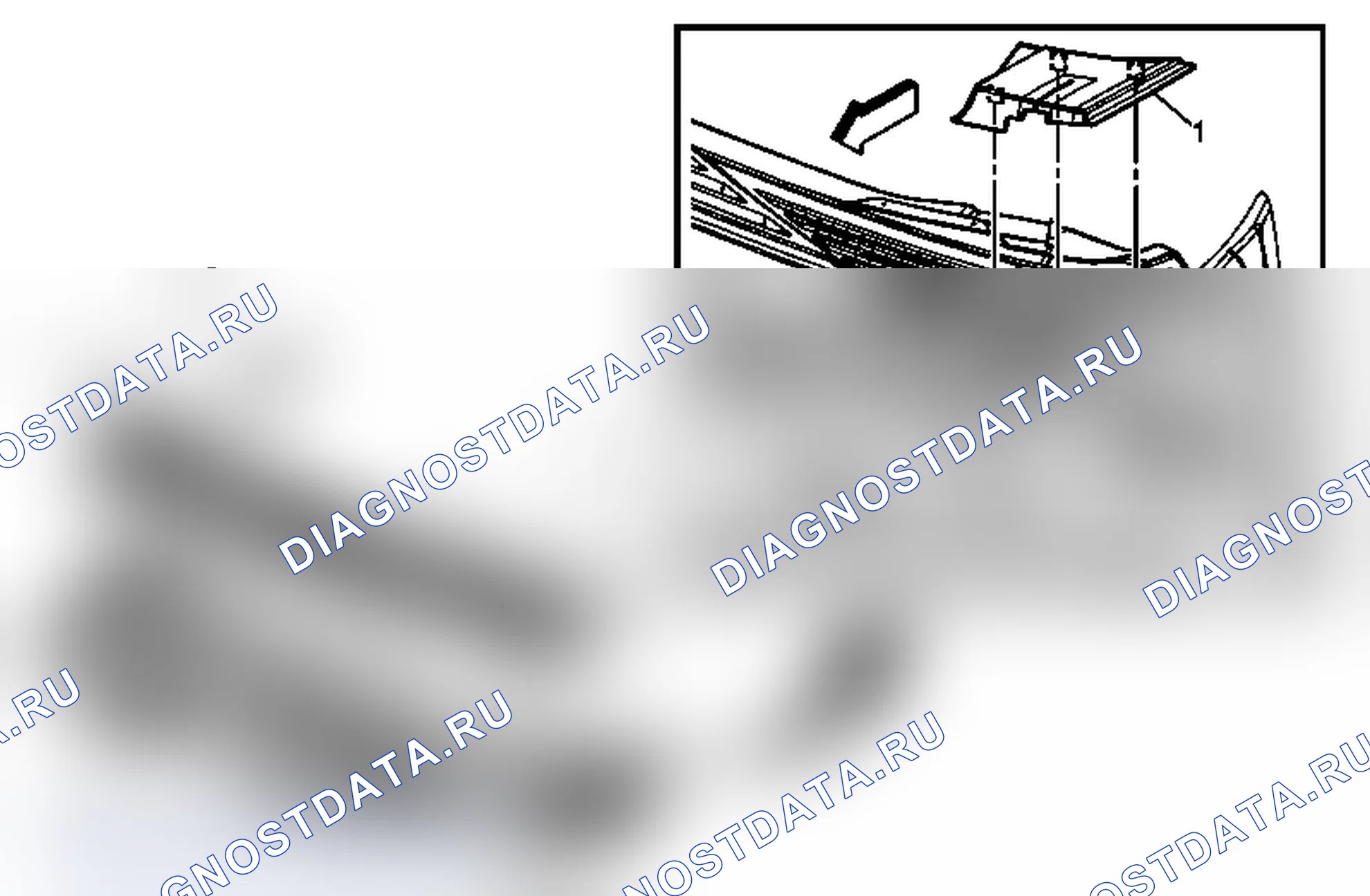Рис. 7: Замена панели решетки воздухозаборника. Chevrolet Tahoe III
