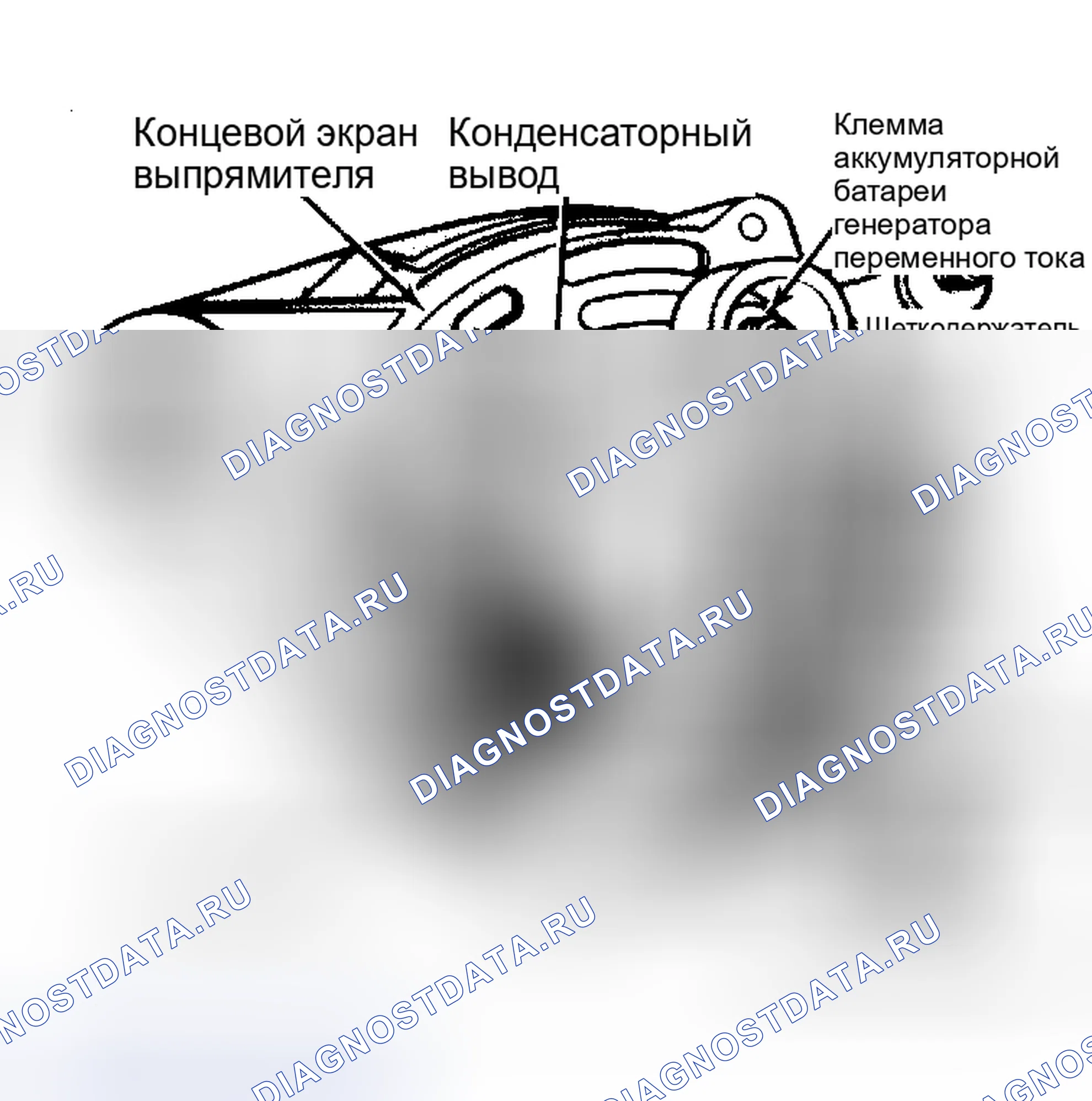 Рис. 1: ОПИСАНИЕ системы зарядки электрооборудования. Dodge Daytona I