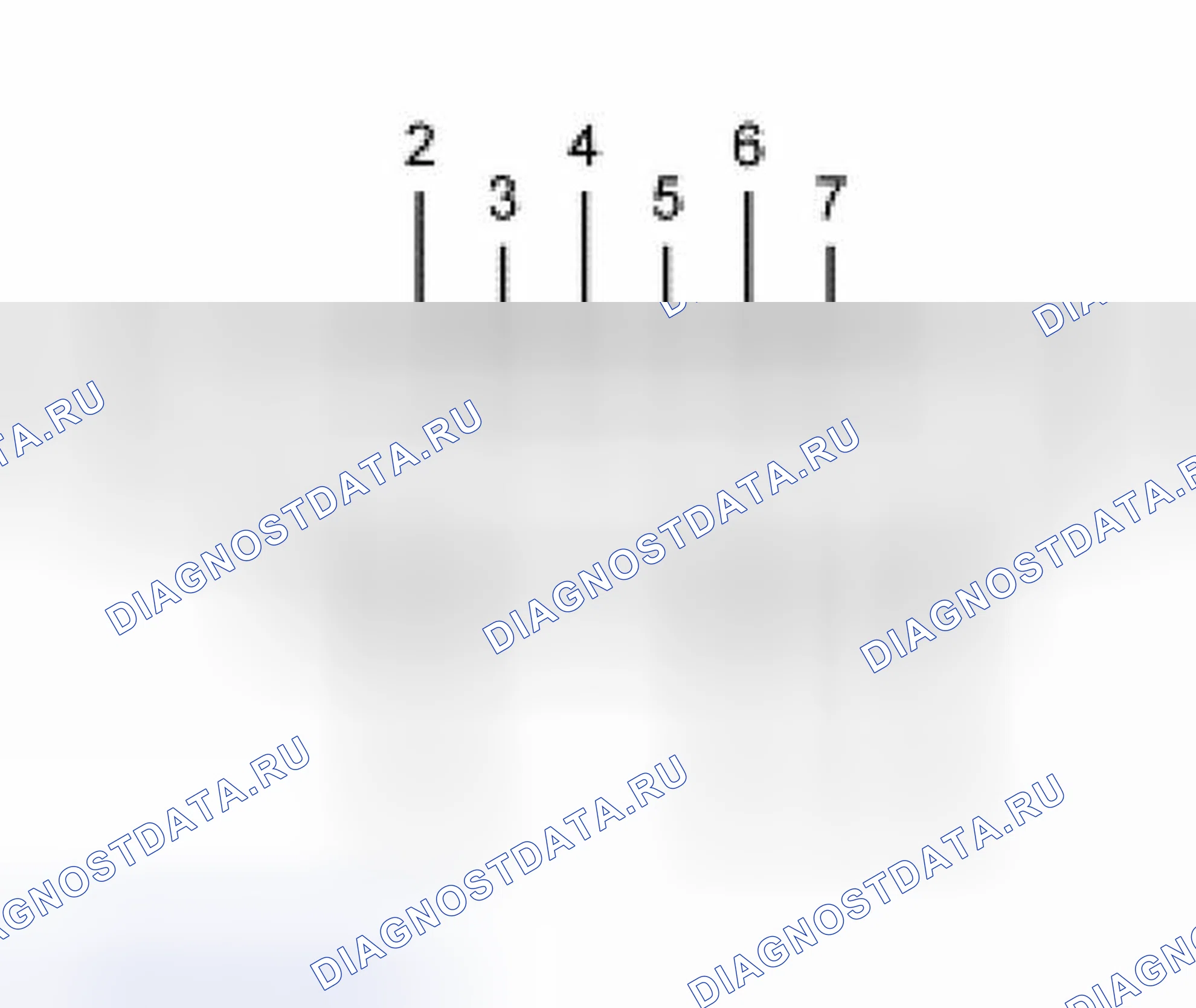 Рис. 2: Разъем канала передачи данных (диагностический разъём) C251. Hyundai ix25 II