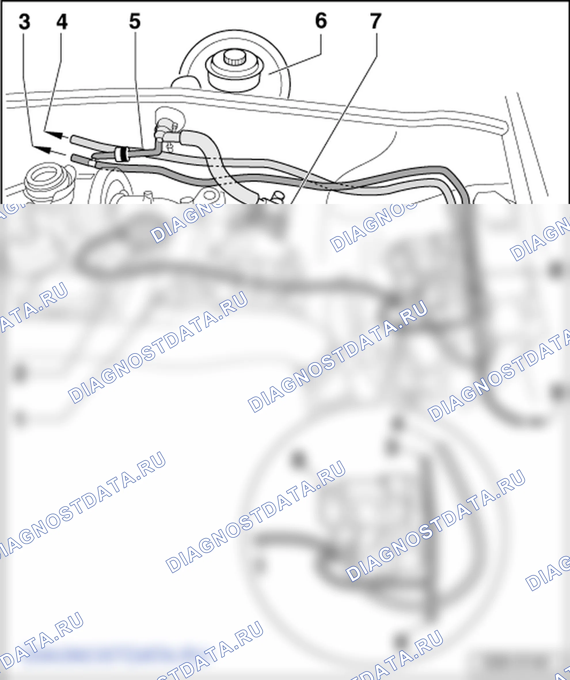 Система рециркуляции ОГ (Двигaтeль 2,5 /114 кВт TDI; 2,5 /120 кВт TDI). Skoda Superb I