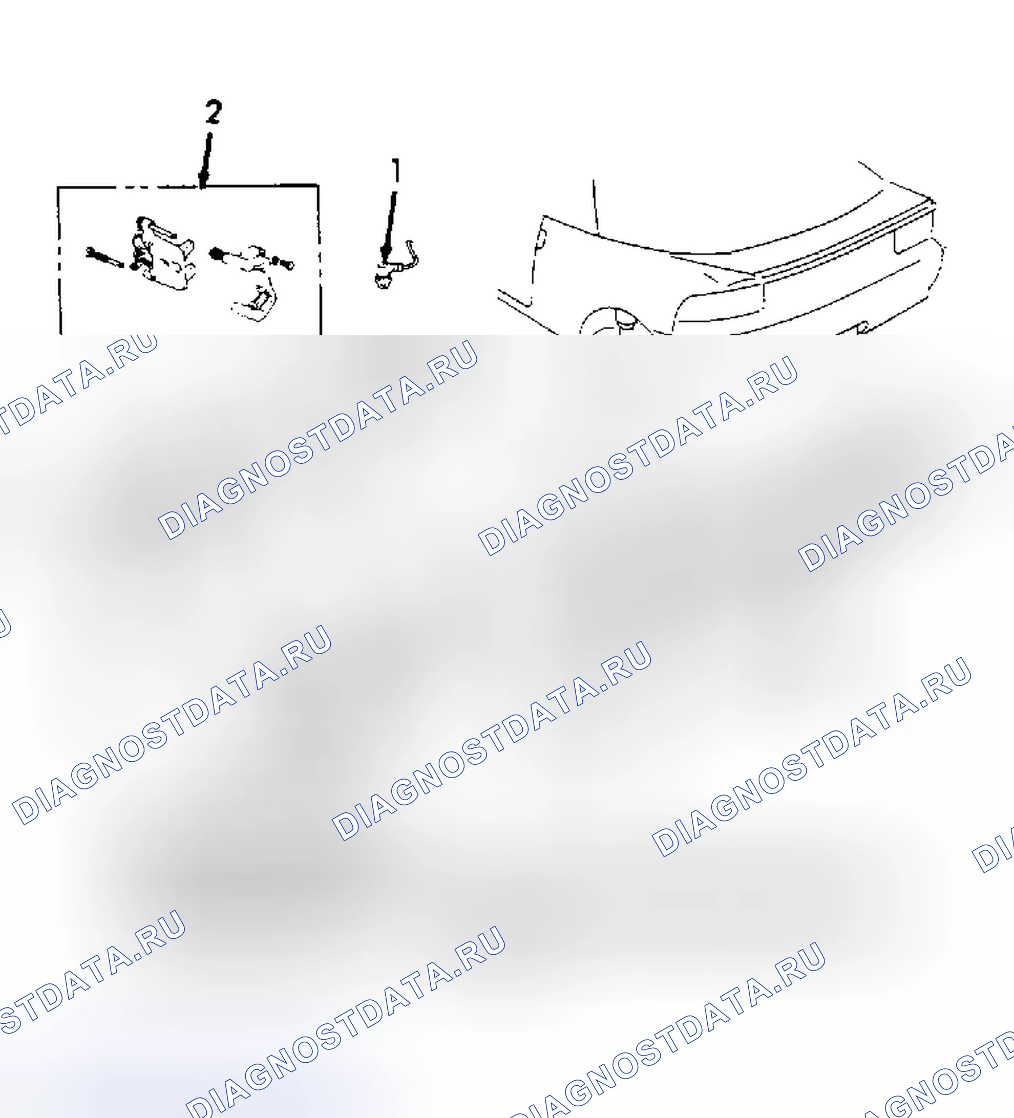 Рис. 1: ОПИСАНИЕ задней подвески. Isuzu Impulse II