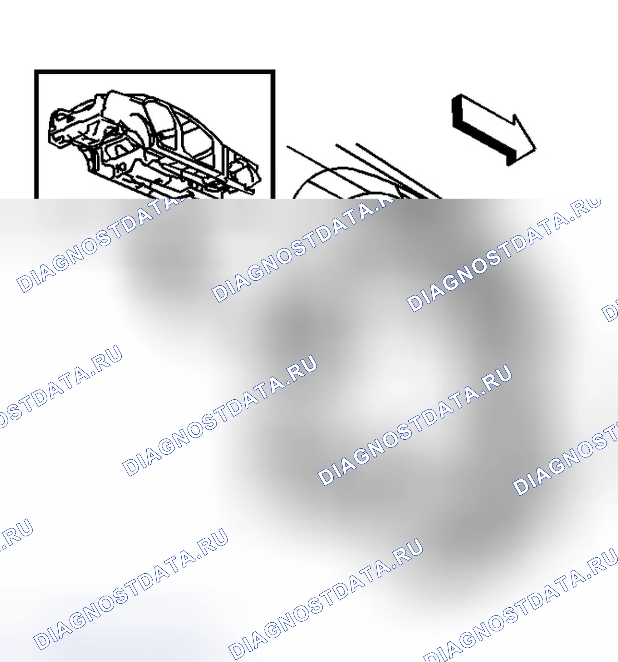Рис. 45: Порядок демонтажа. Cadillac CTS I