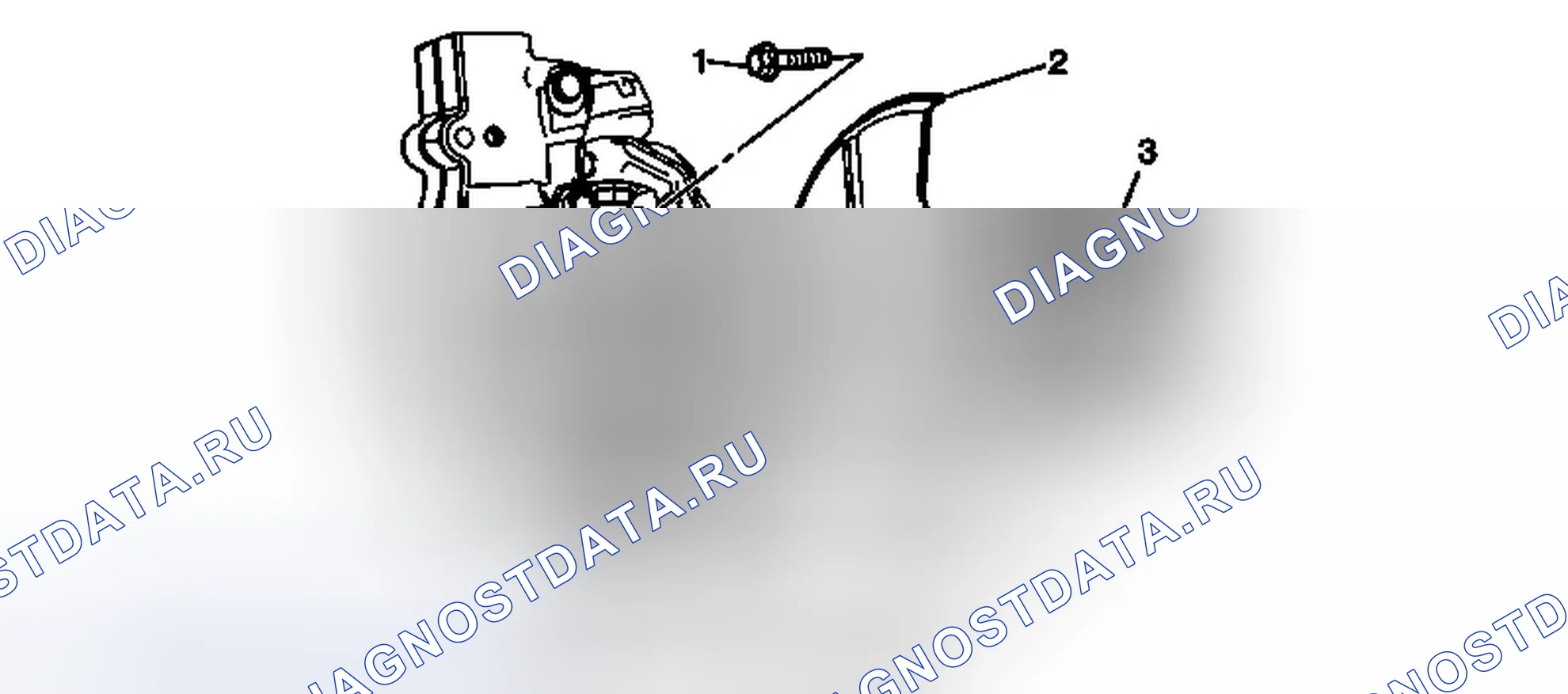 Рис. 4: Замена подшипника переднего колеса и ступицы (GNB). Buick LaCrosse II