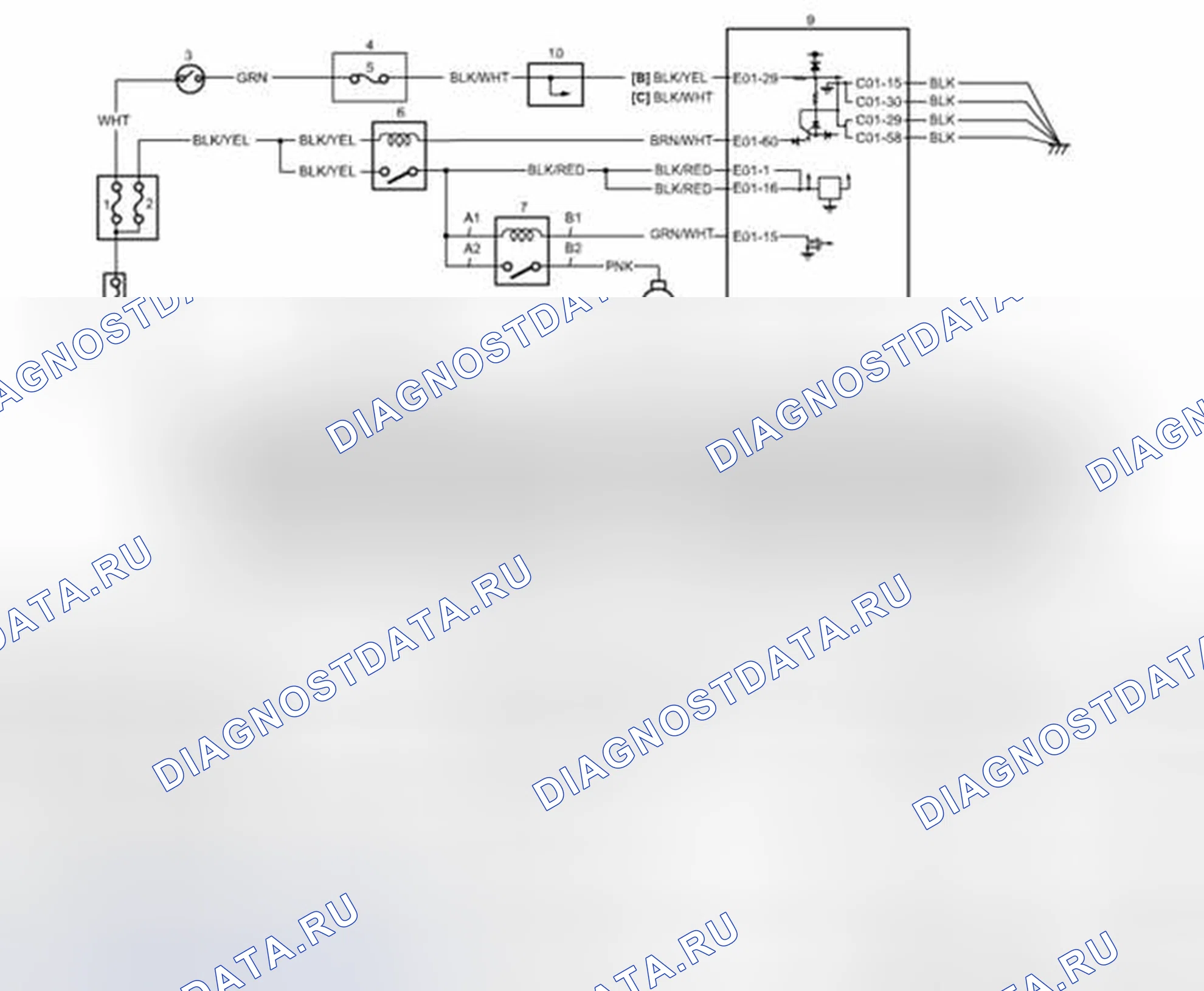 Рис. 49: электросхема. Suzuki SX4 I рестайлинг