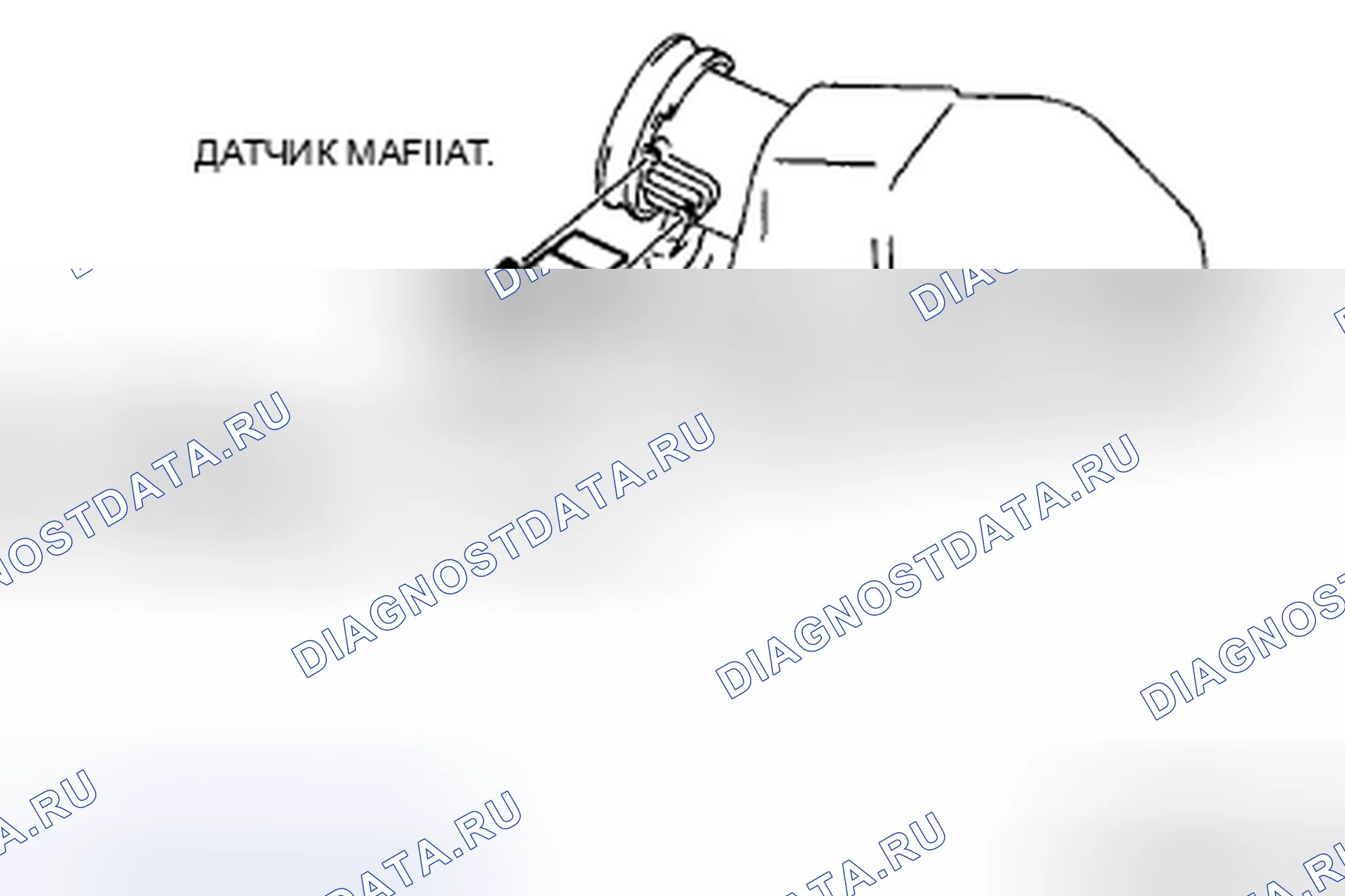 Рис. 47: ДЕМОНТАЖ / МОНТАЖ ДАТЧИКА МАССОВОГО РАСХОДА (массовый расход воздуха) / ТЕМПЕРАТУРЫ ВСАСЫВАЕМОГО ВОЗДУХА (температура впускного воздуха) [Mzi-3.7]. Honda CR-V II рестайлинг