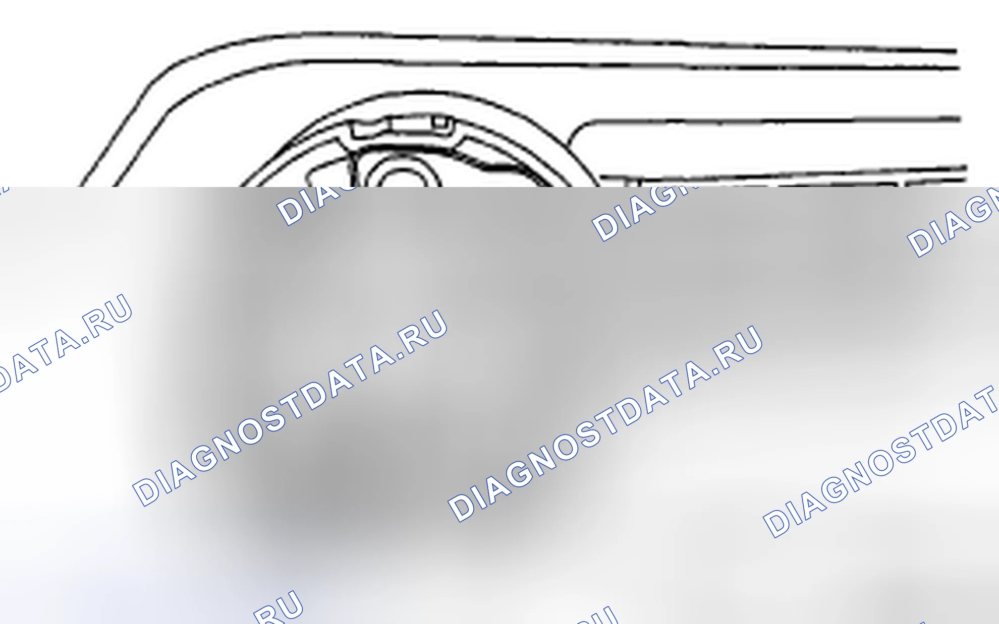 Рис. 9: ДЕМОНТАЖ. Subaru Tribeca WX рестайлинг