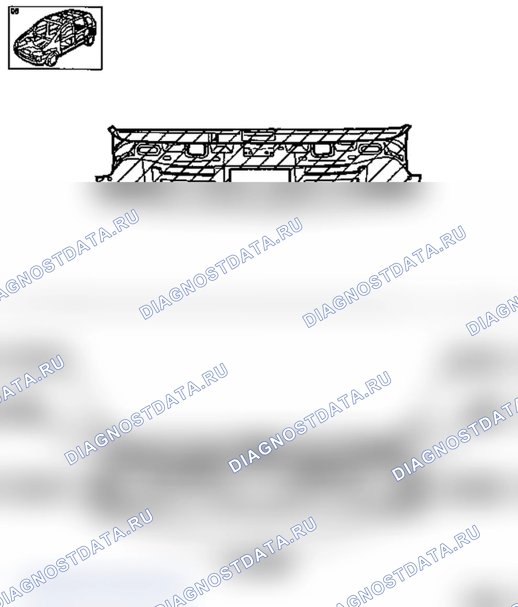 Замена внутренней части задней панели - модели F 08, F 08 & W5L, F 68. Opel Corsa C