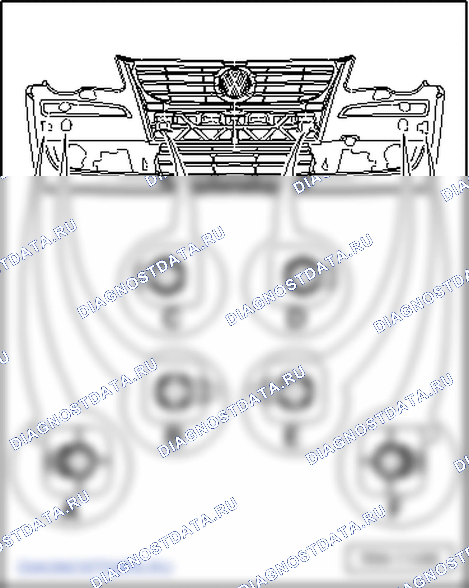 Ассистент парковки в просветы (АПП (PLA)). Volkswagen Touran I