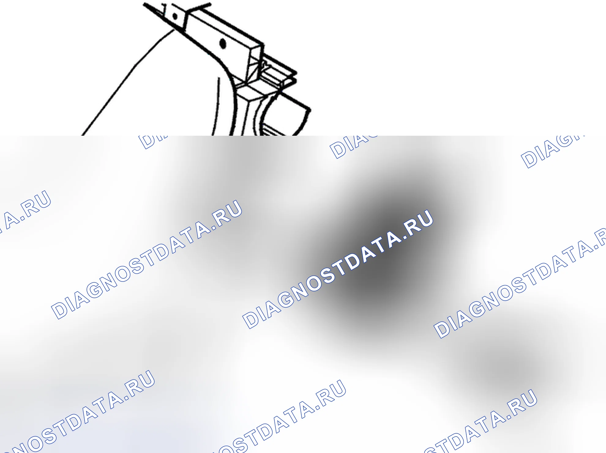 Рис. 528: Снятие защелок спинки. Volvo XC70 I рестайлинг