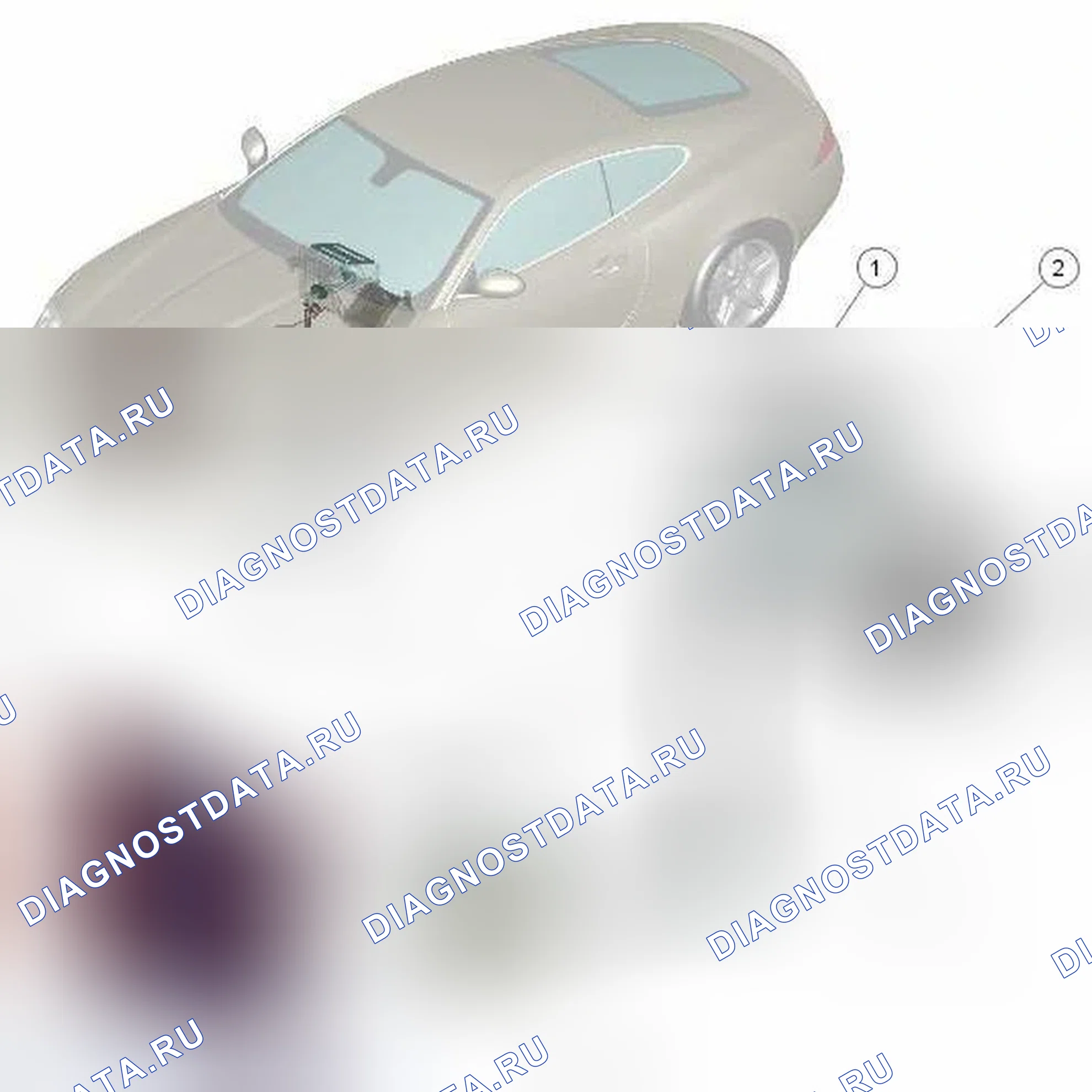 Рис. 1: РАСПОЛОЖЕНИЕ КОМПОНЕНТОВ. Jaguar XKR II