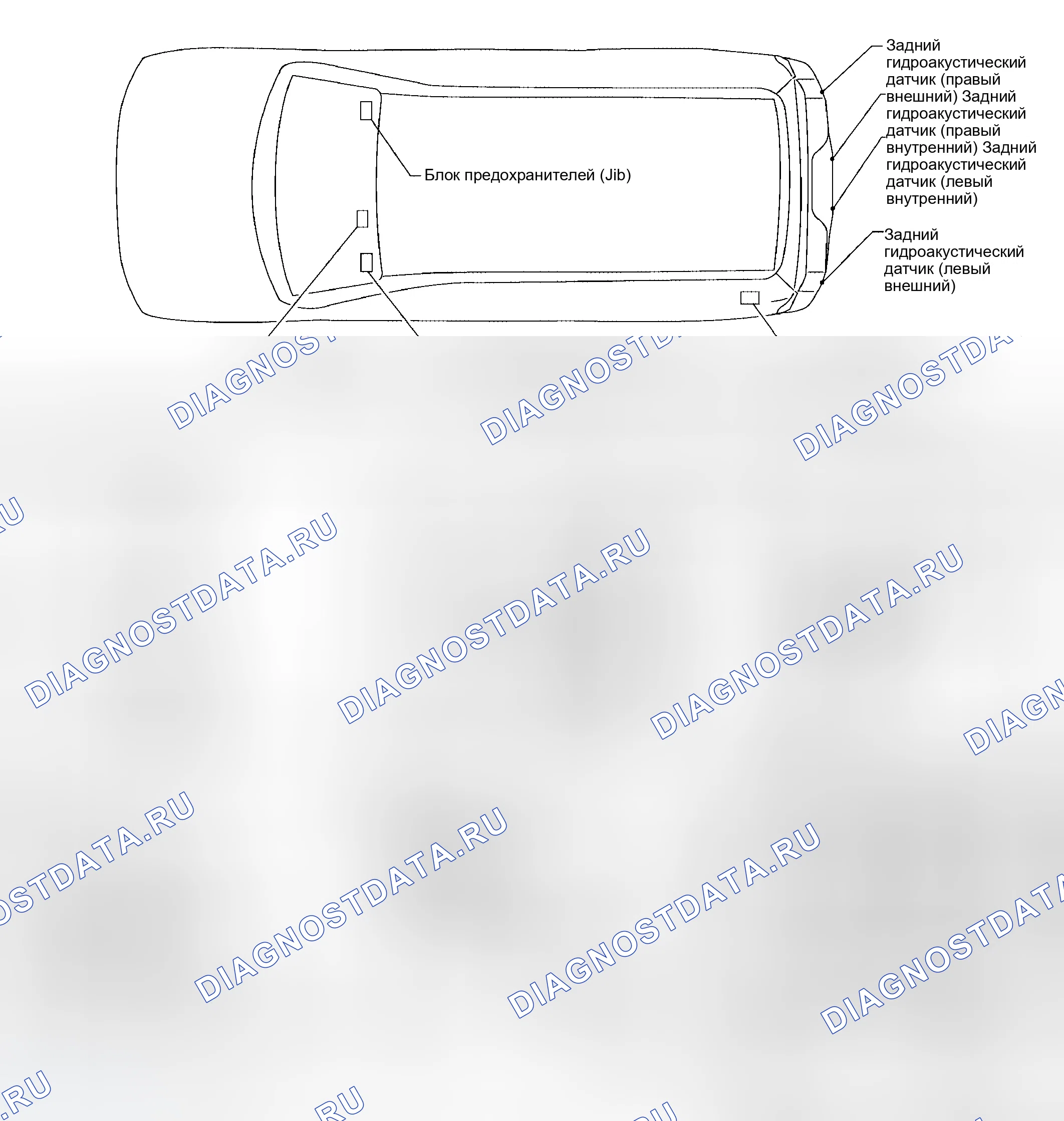 Рис. 92: Расположение компонентов и разъемов кабелей. Infiniti QX56 I