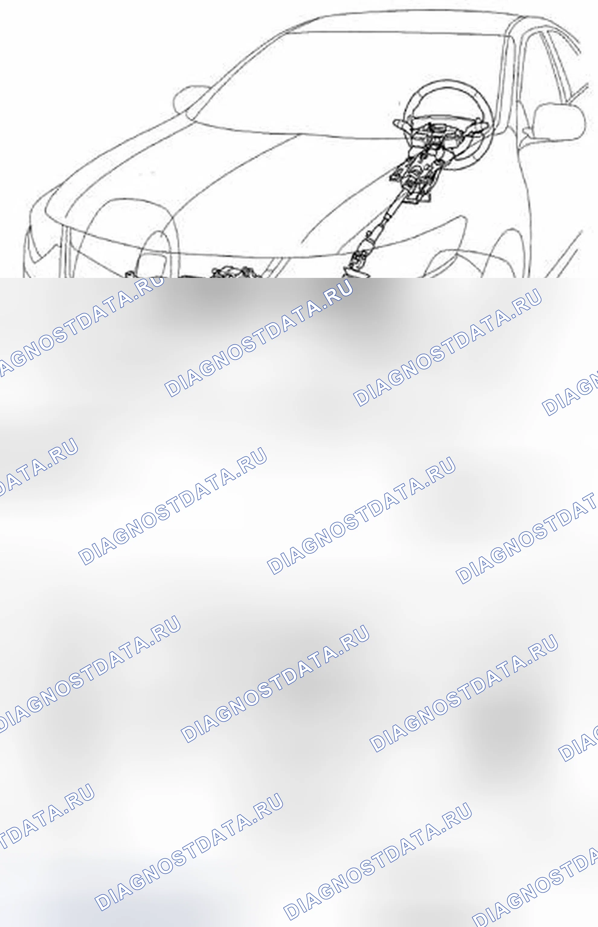 Рис. 257: Указатель расположения компонентов. Acura TSX II