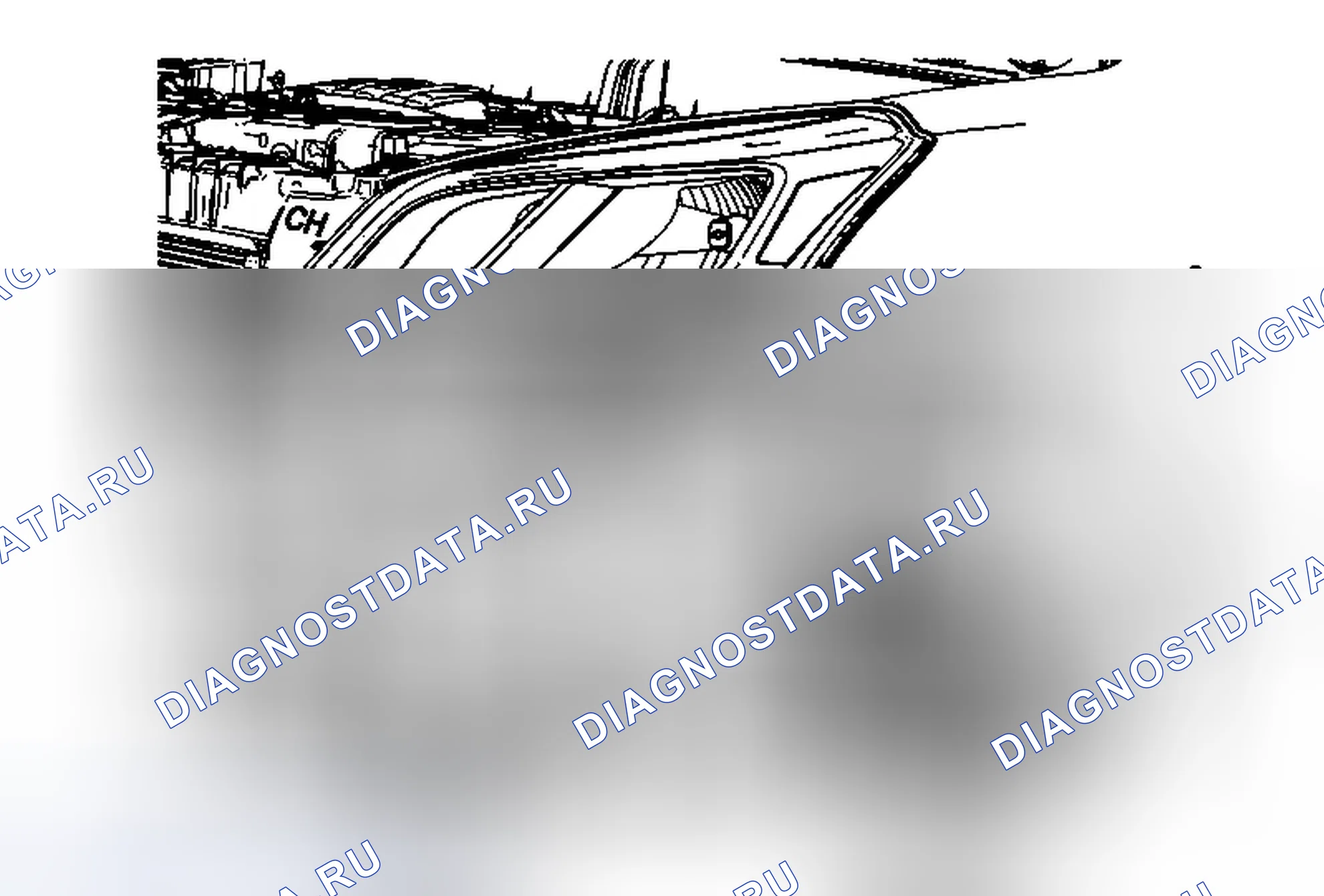 Рис. 28: Замена кронштейна передней панели бампера (траверса). GMC Acadia I рестайлинг