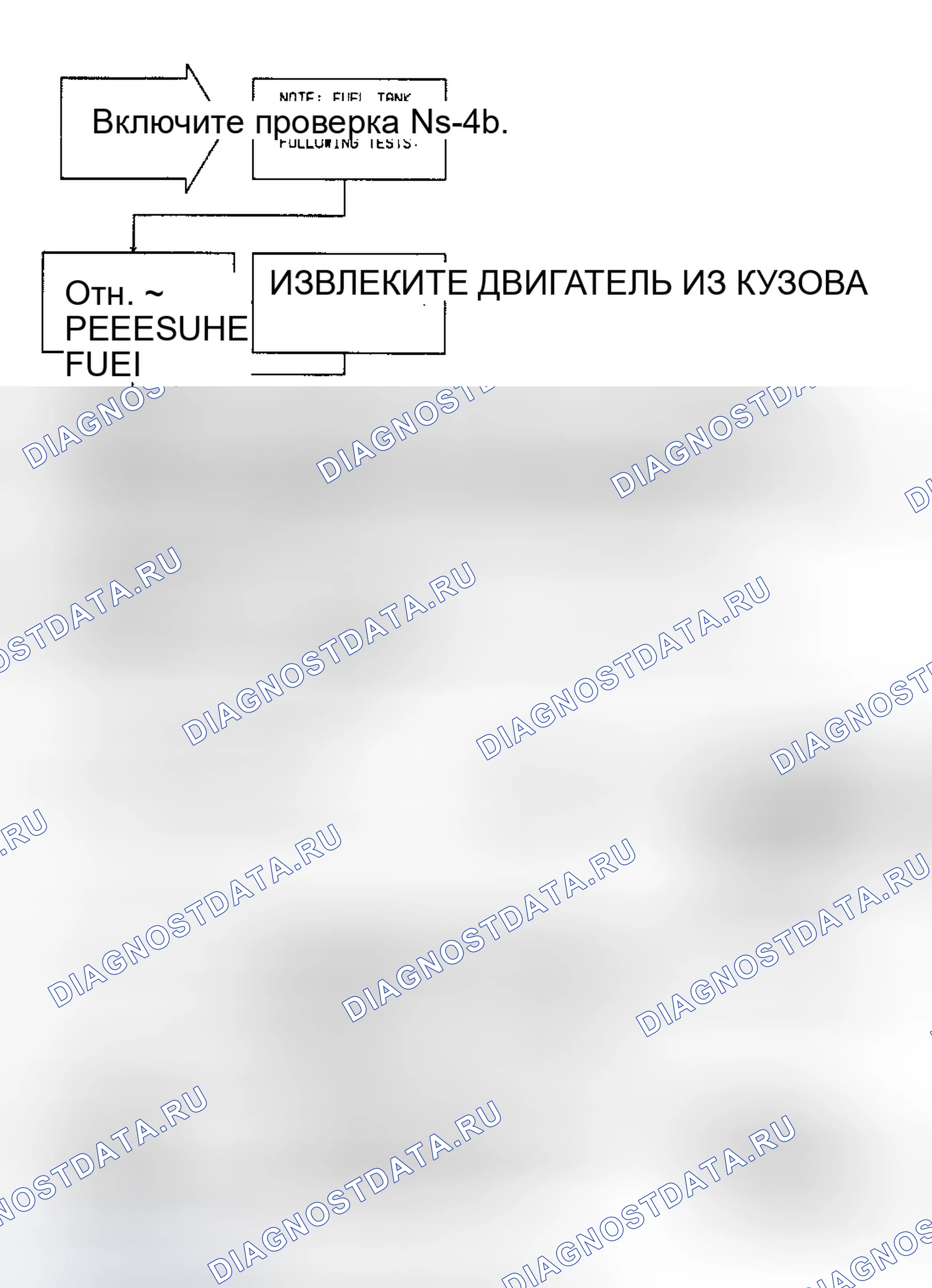 Рис. 554: Испытание Ns-4b, (1 из 2) линии возврата топлива и регулятор давления. Dodge Spirit I