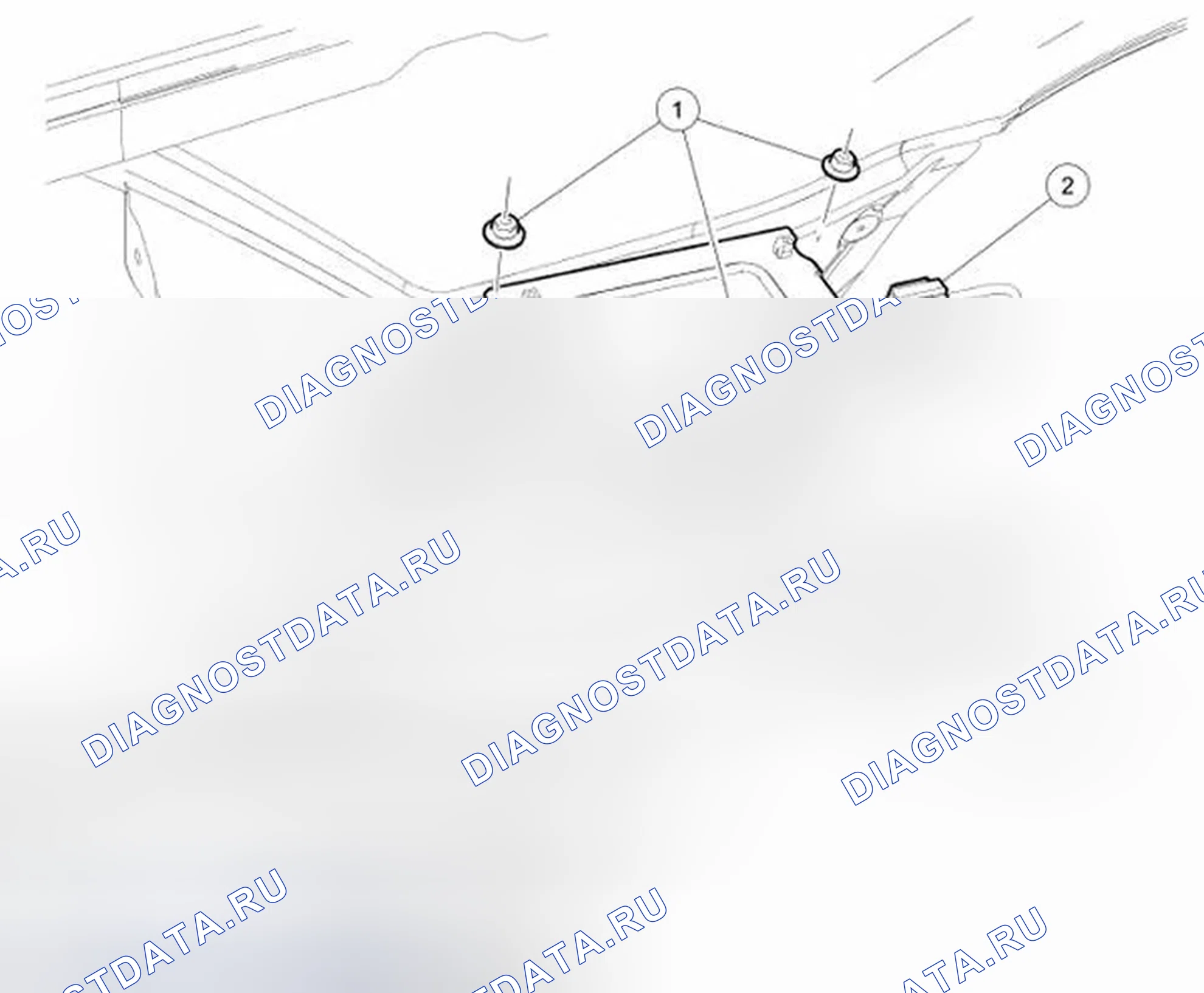 Рис. 42: Усилитель сабвуфера. Ford Freestyle I