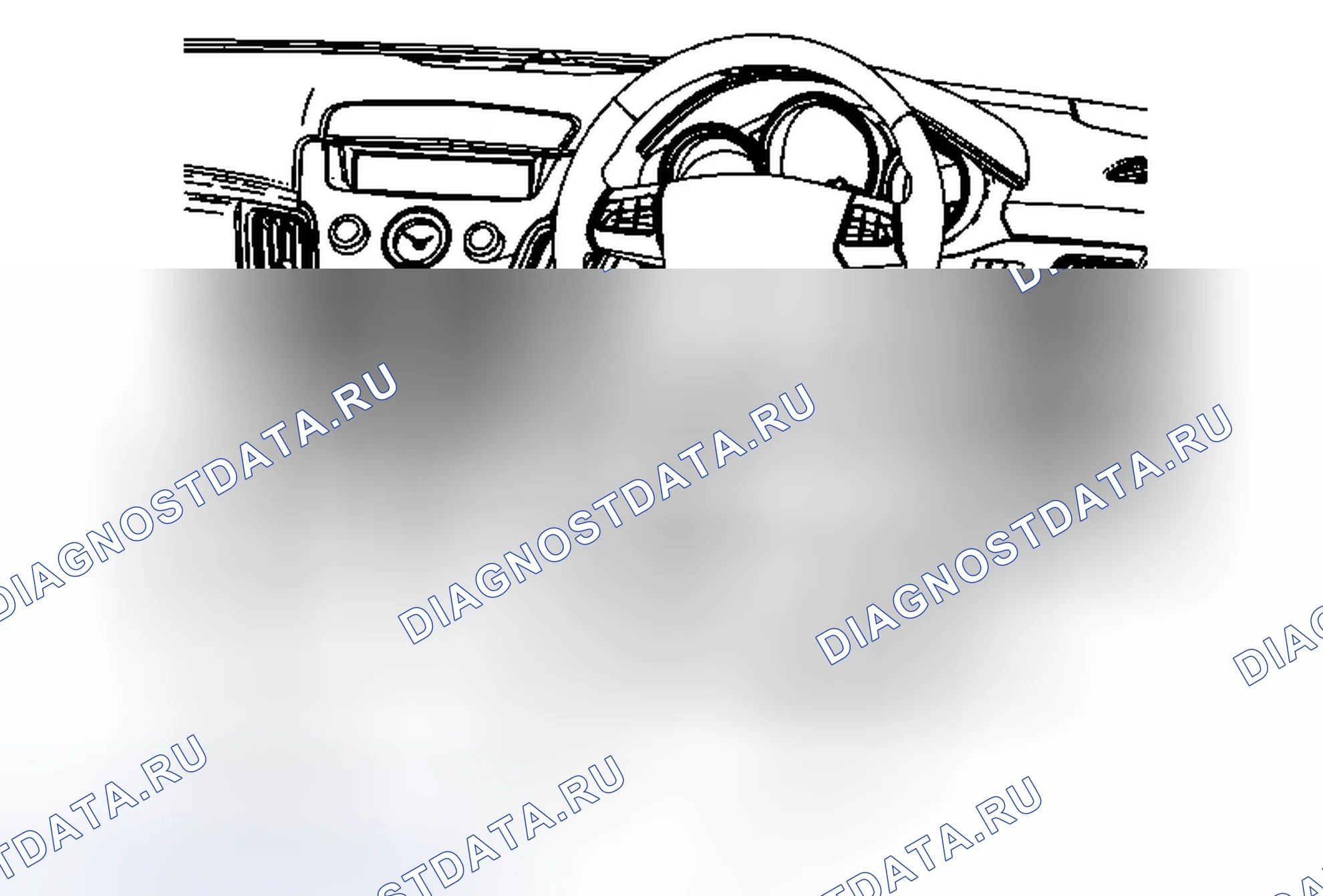 Рис. 76: Замена кронштейна коленного болта водителя (правый привод). Cadillac CTS II