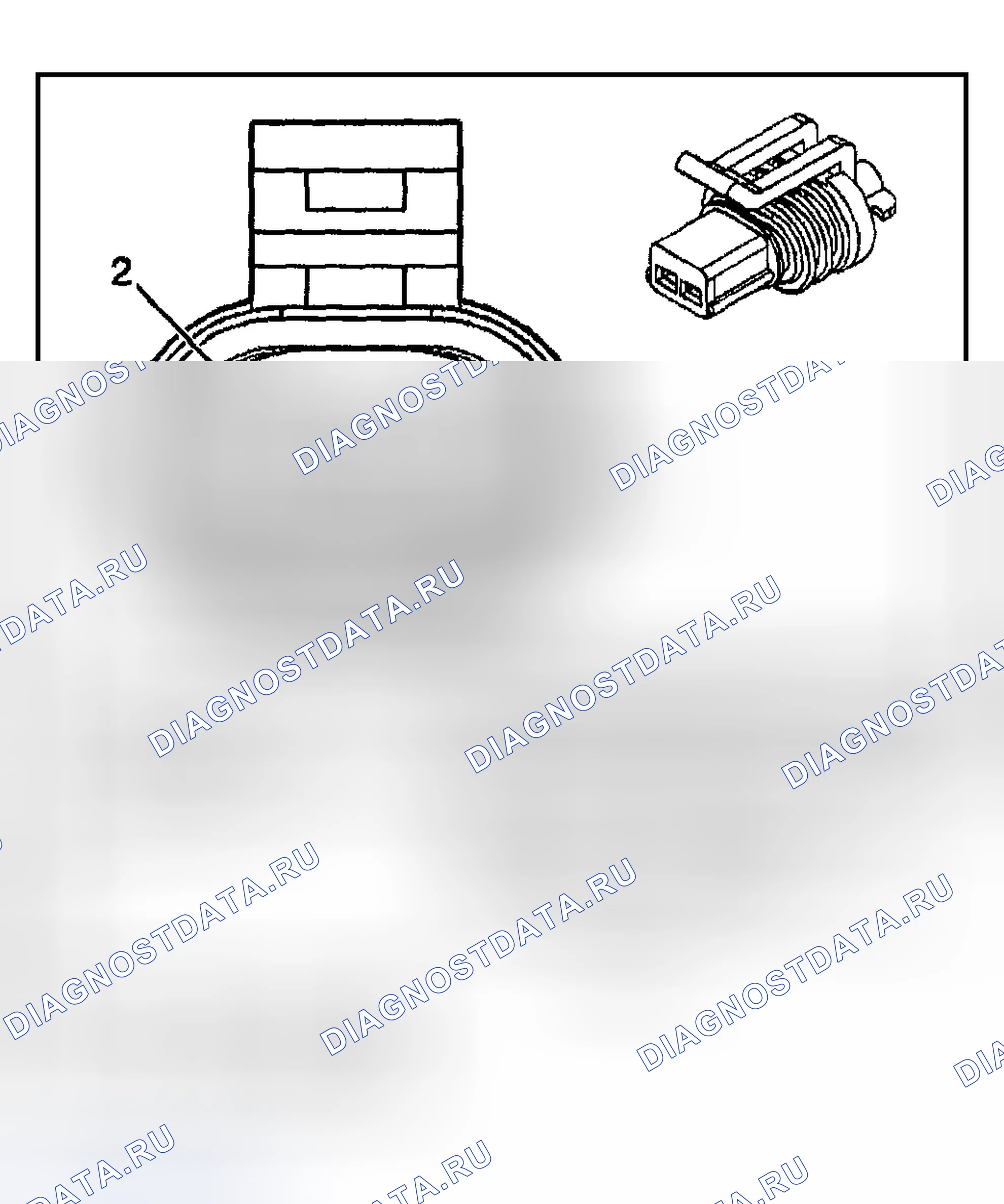 Рис. 84: Ajar выключатель. Chevrolet TrailBlazer I