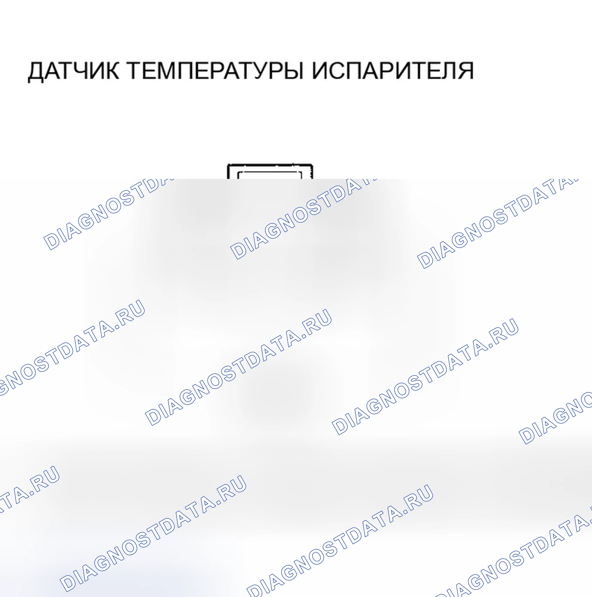 Рис. 81: Испытание датчика температуры испарителя. Honda Odyssey II