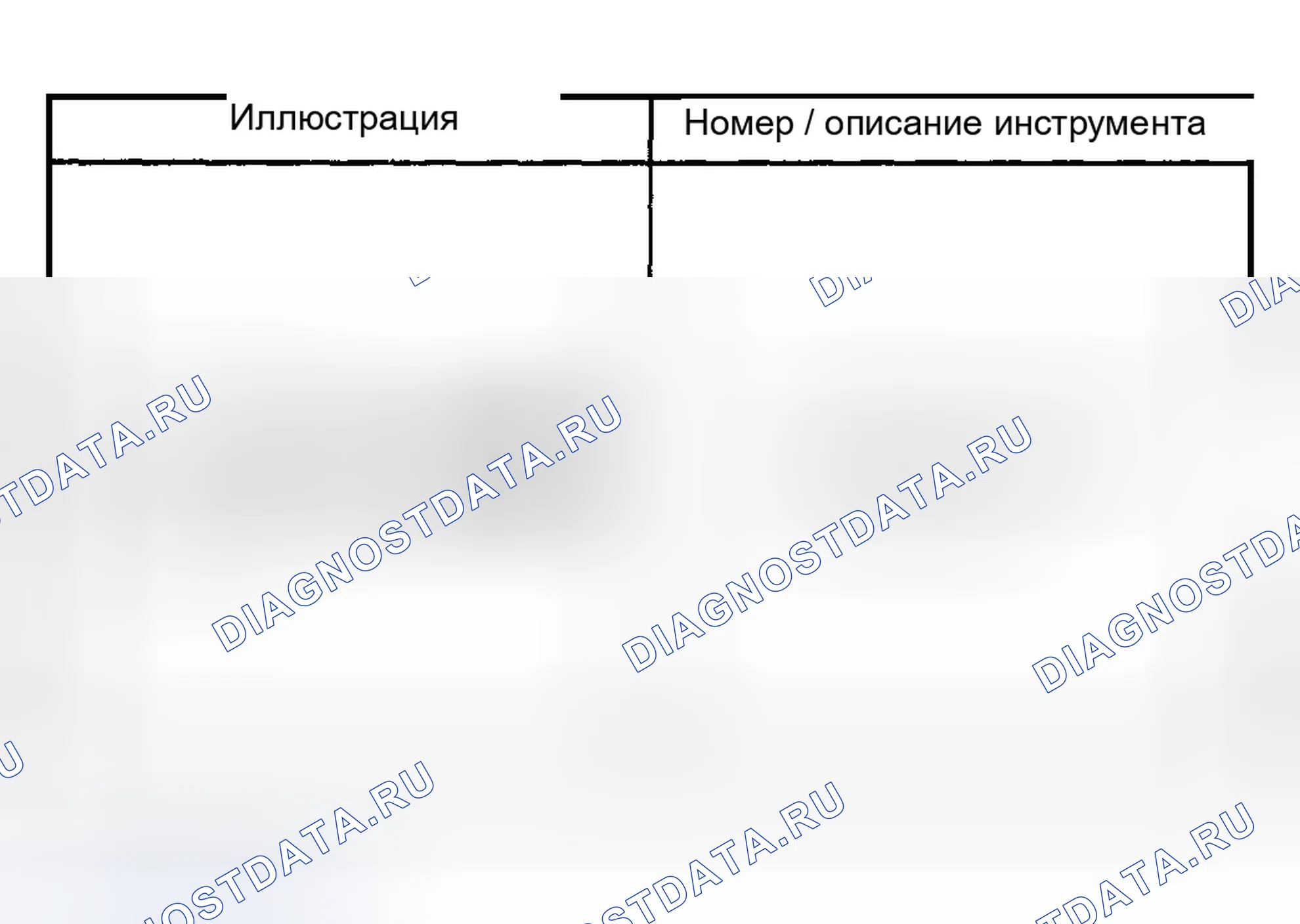 Рис. 6: Специальные инструменты и оборудование. Chevrolet TrailBlazer I