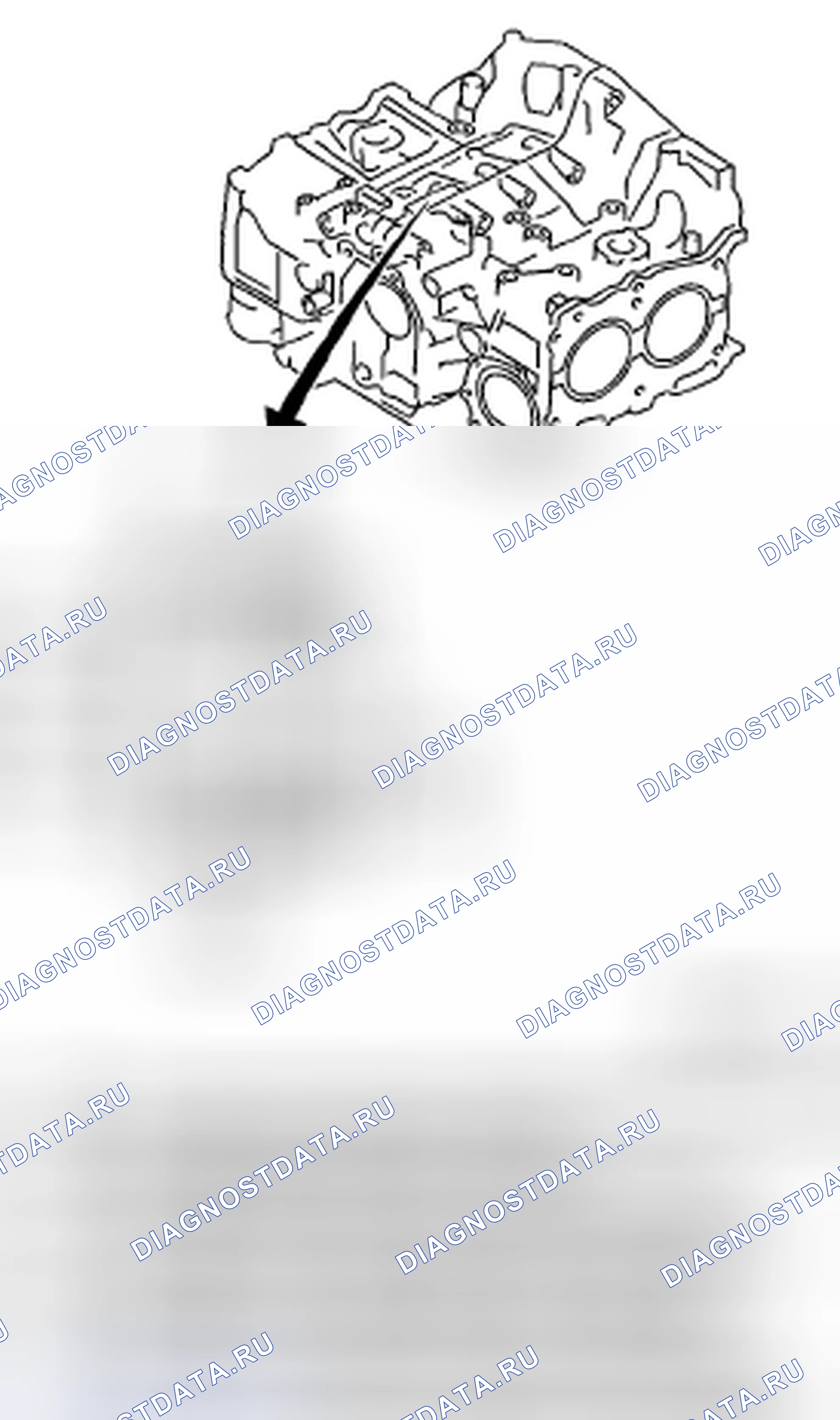 Рис. 496: ЦИЛИНДР И ПОРШЕНЬ. Subaru Impreza WRX GH