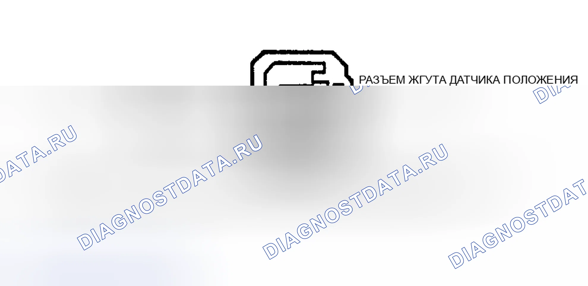 Рис. 47: Идентификация цепей датчиков и разъемов Ckp. Hyundai Lantra II