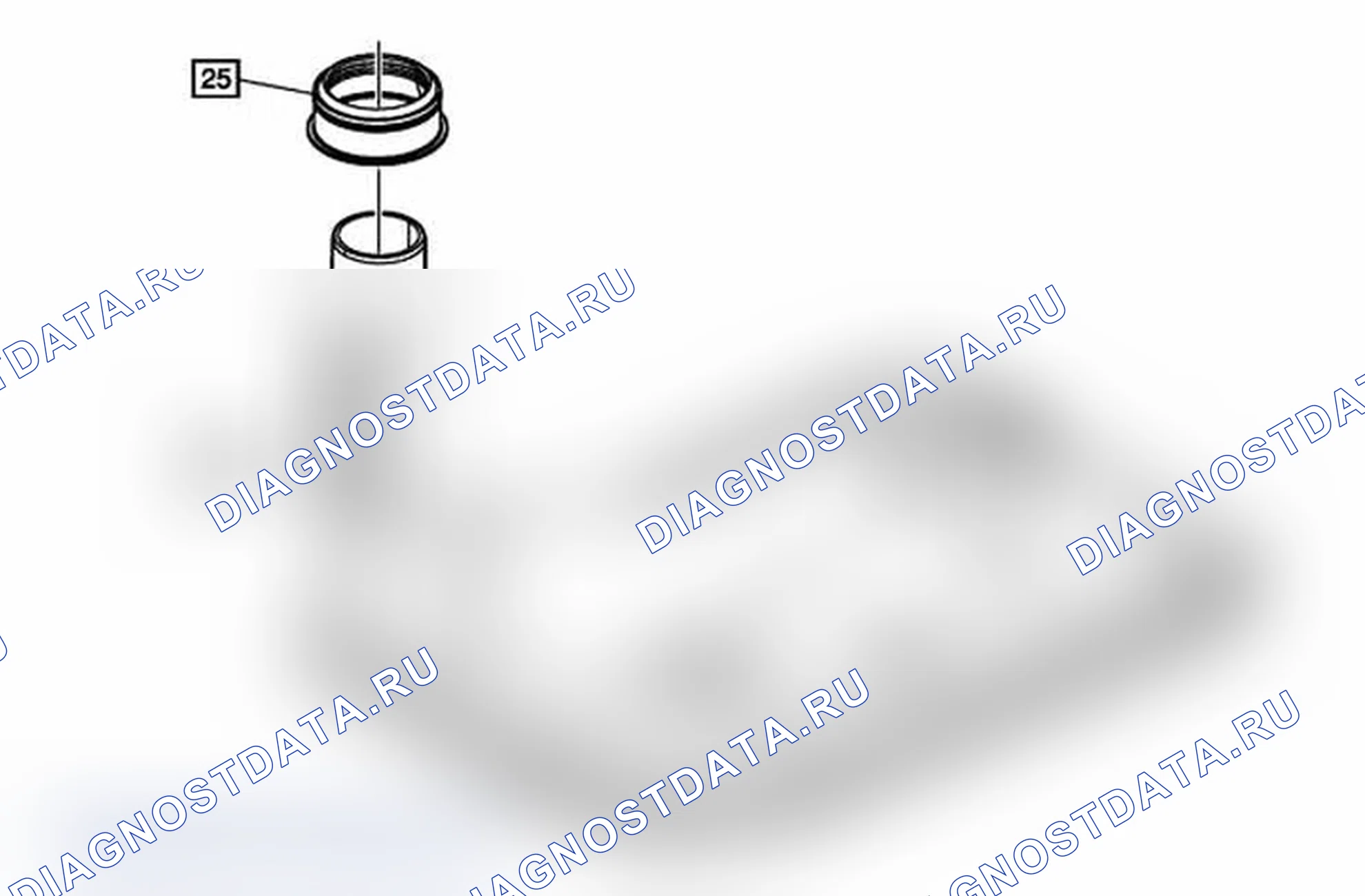 Рис. 98: Комплект фильтра для жидкости A/Trans. Chevrolet Express G1500 