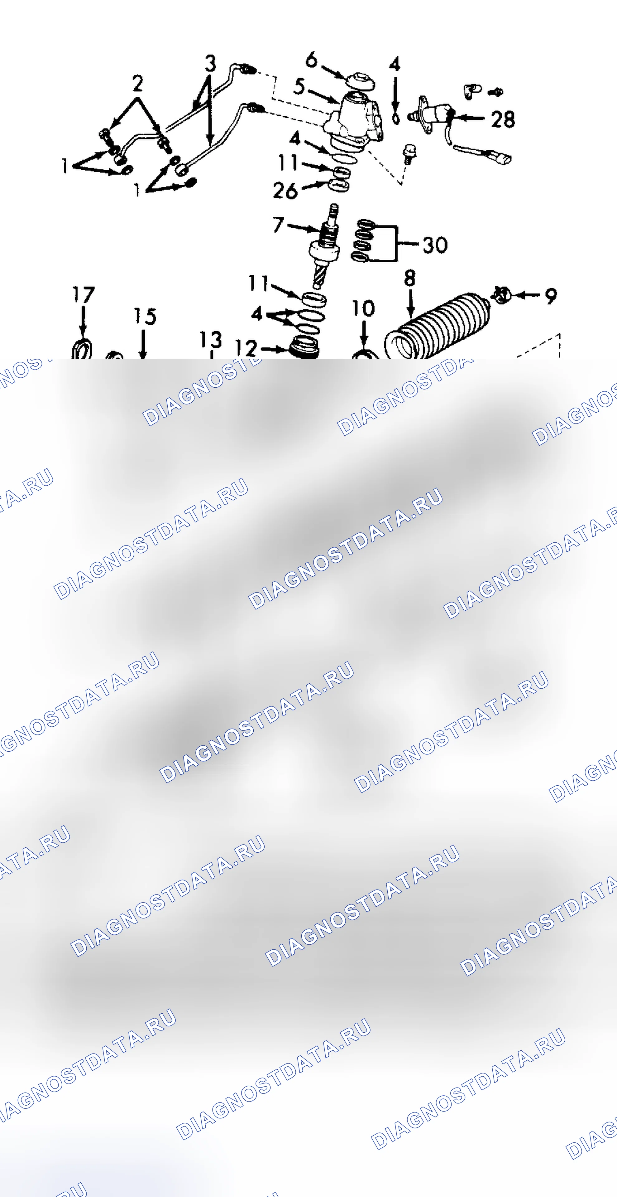 Рис. 1: Разборка (Крессида). Toyota Celica T180