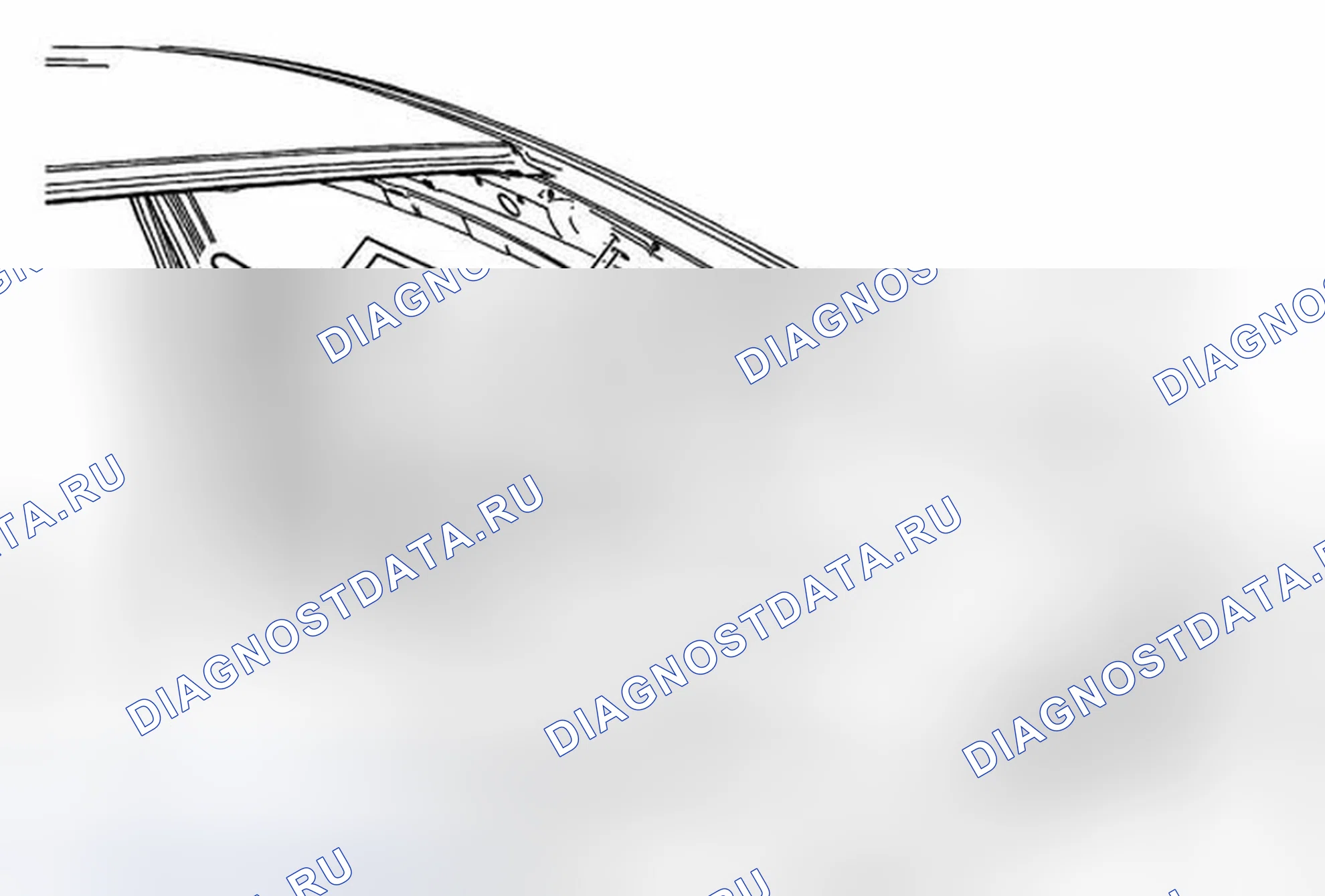 Рис. 39: Замена верхней панели отделки стойки блокировки кузова. Buick LaCrosse II
