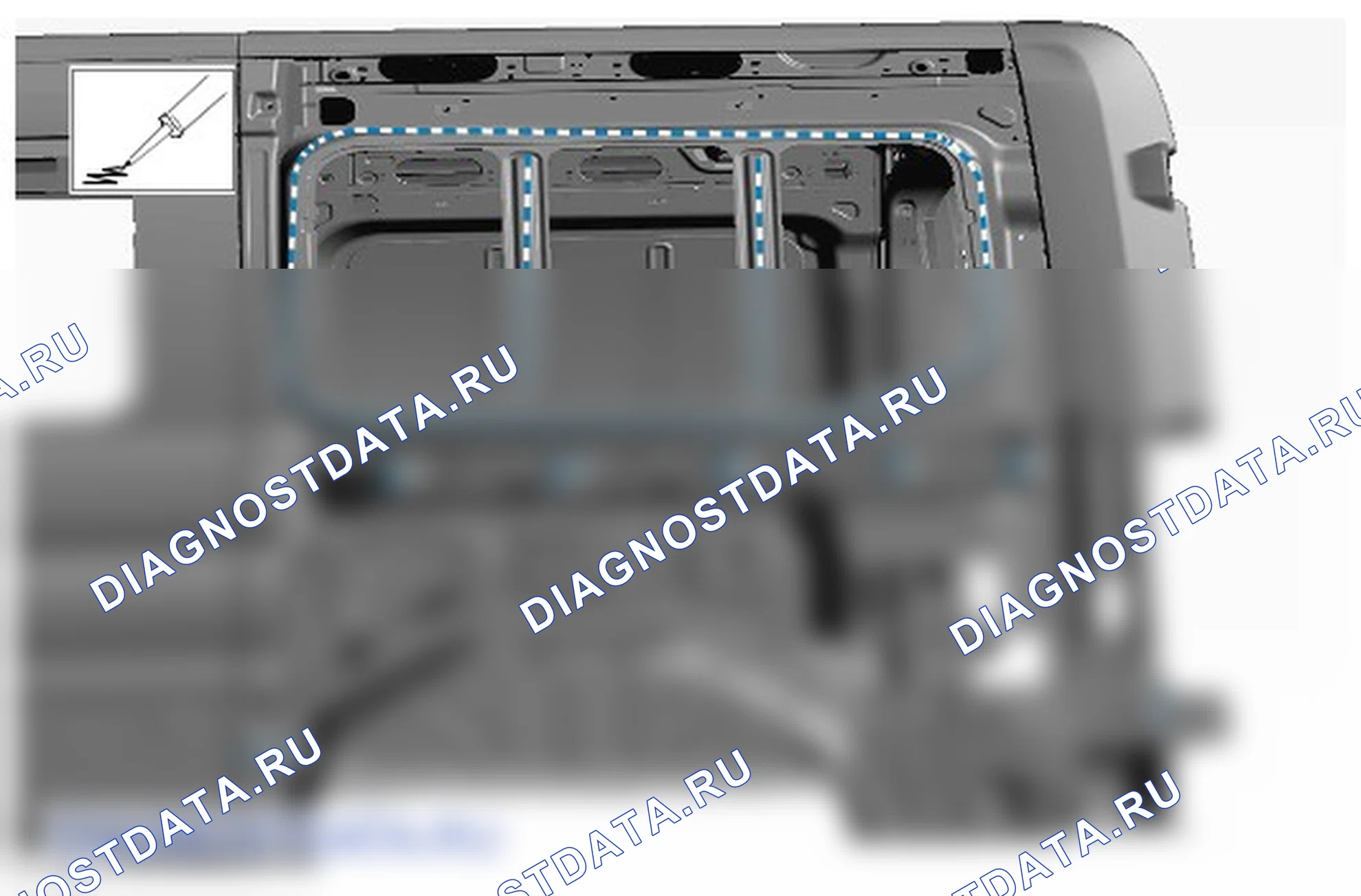 Как снять и установить левую панель задней боковой части кузова. Ford Transit VIII