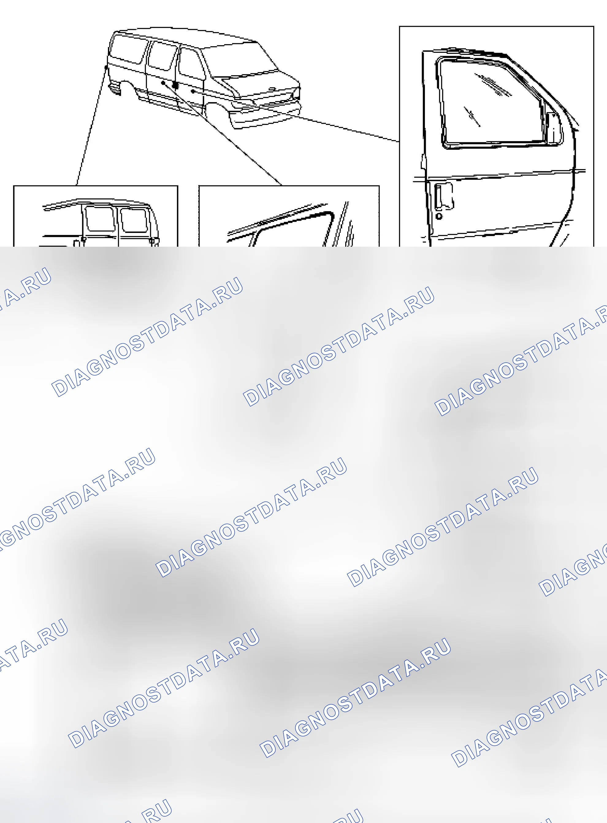 Рис. 22: Расположение компонентов. Ford Econoline E250 