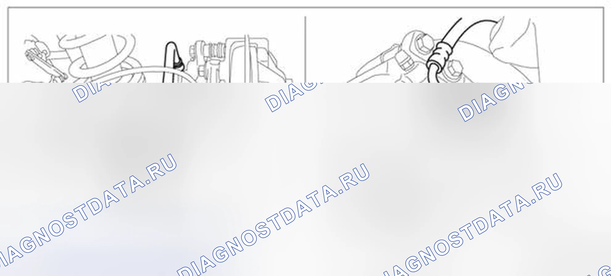 Рис. 96: ШЛАНГ ЗАДНЕГО ТОРМОЗА. Subaru Outback BR рестайлинг