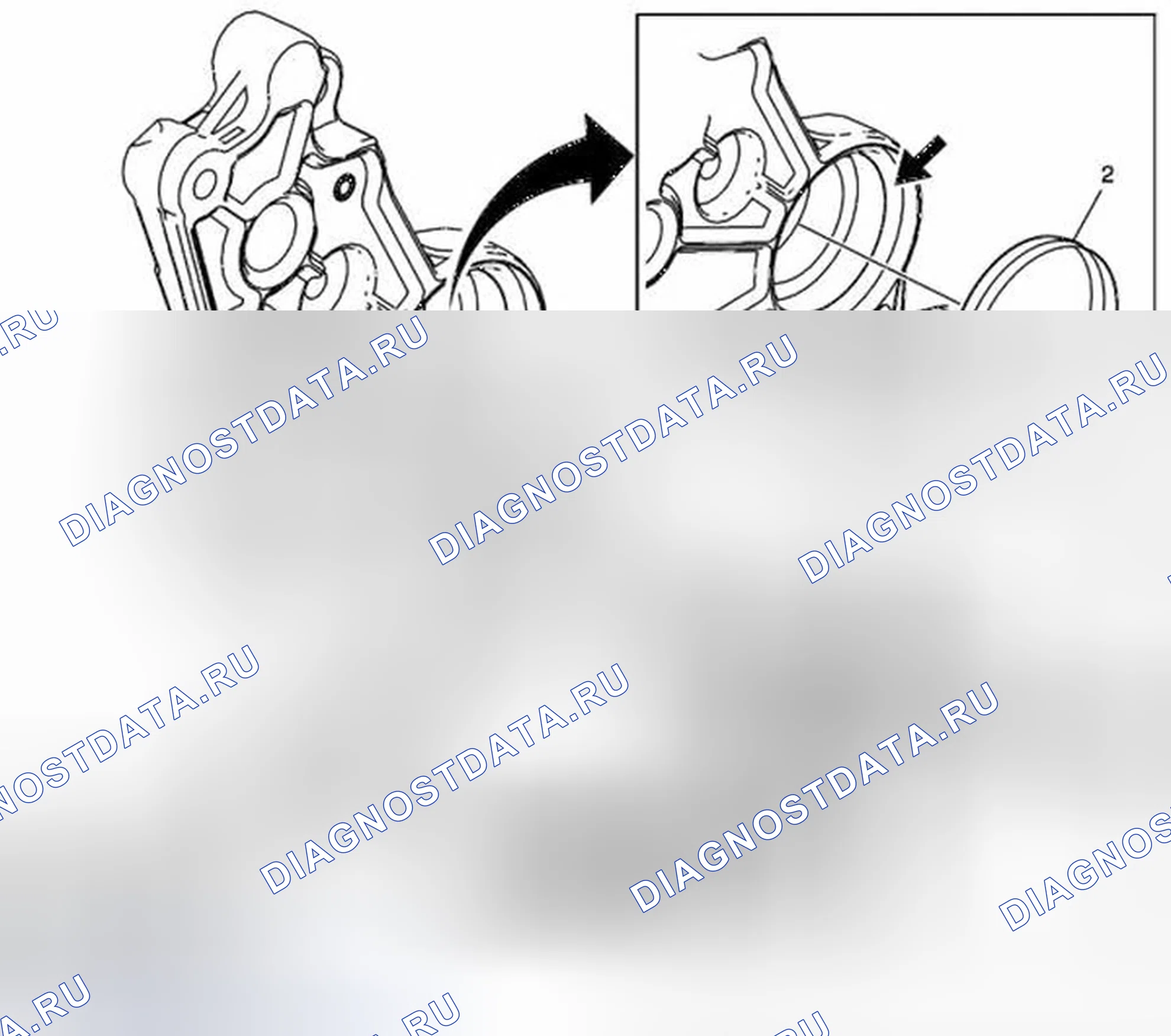 Рис. 30: Переходник раздаточной коробки в сборе (M7Y, MZ4). Buick Encore I