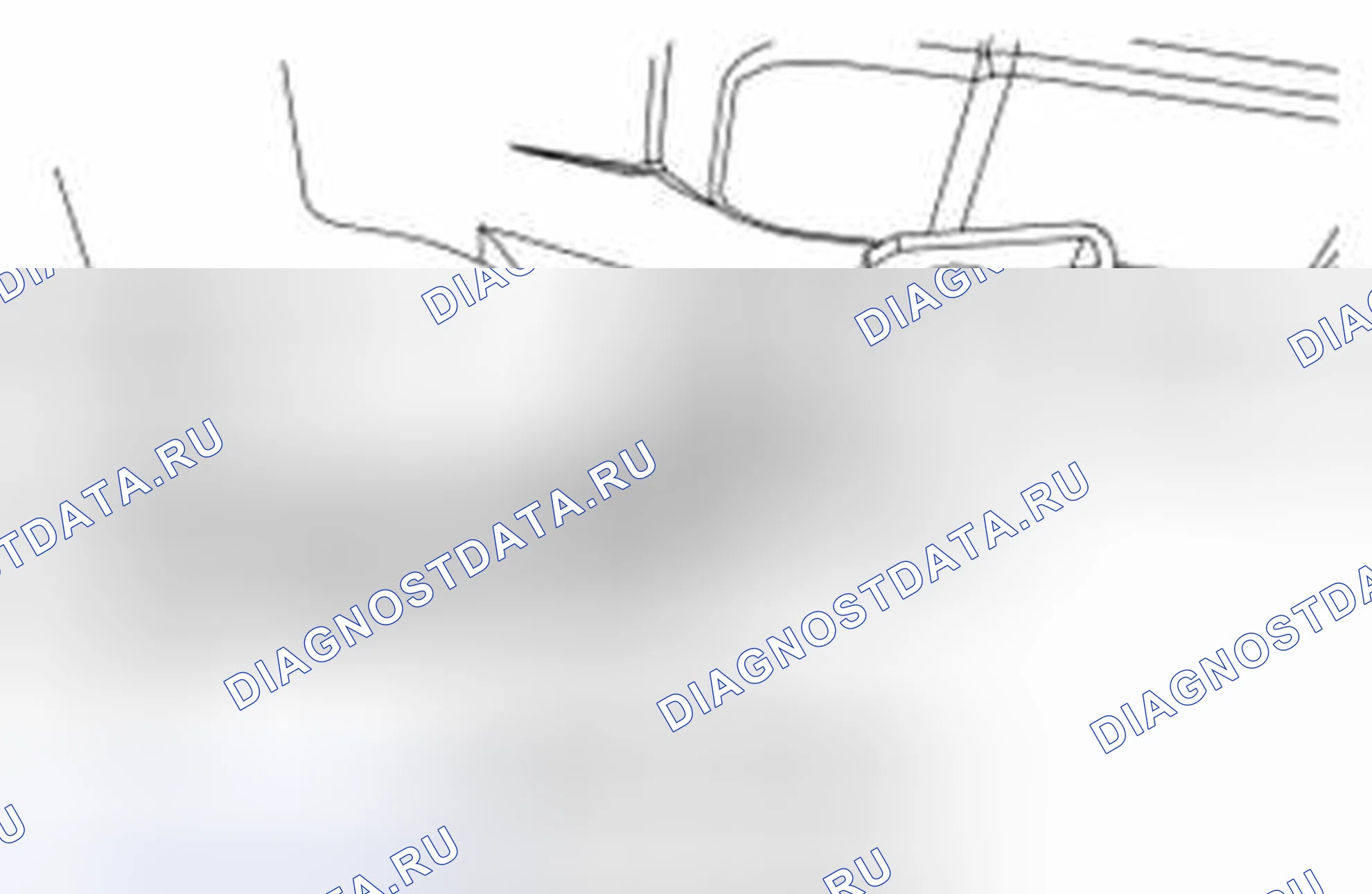 Рис. 2: Регулировка троса стояночного тормоза. Hyundai Kona I